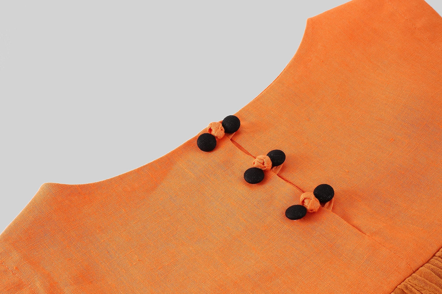 Mandarin Orange 44 | sleeveless dress