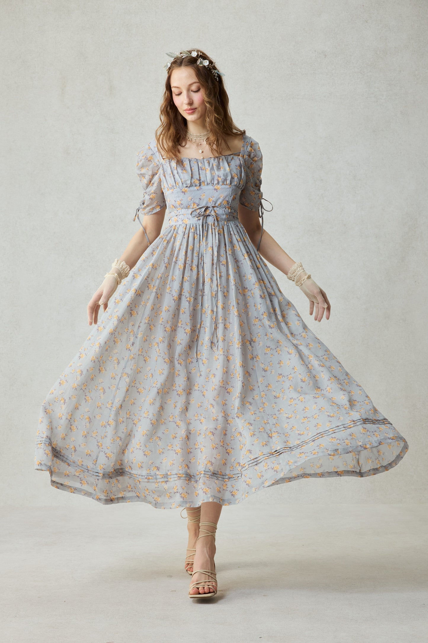 Monette 27 | Corset Linen Dress
