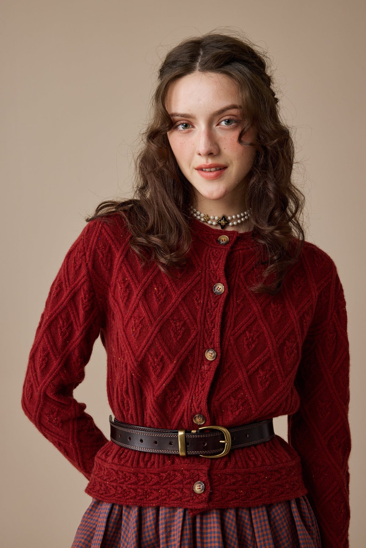 Flurry 17 | 100% Wool Sculptured Knitwear Cardigan