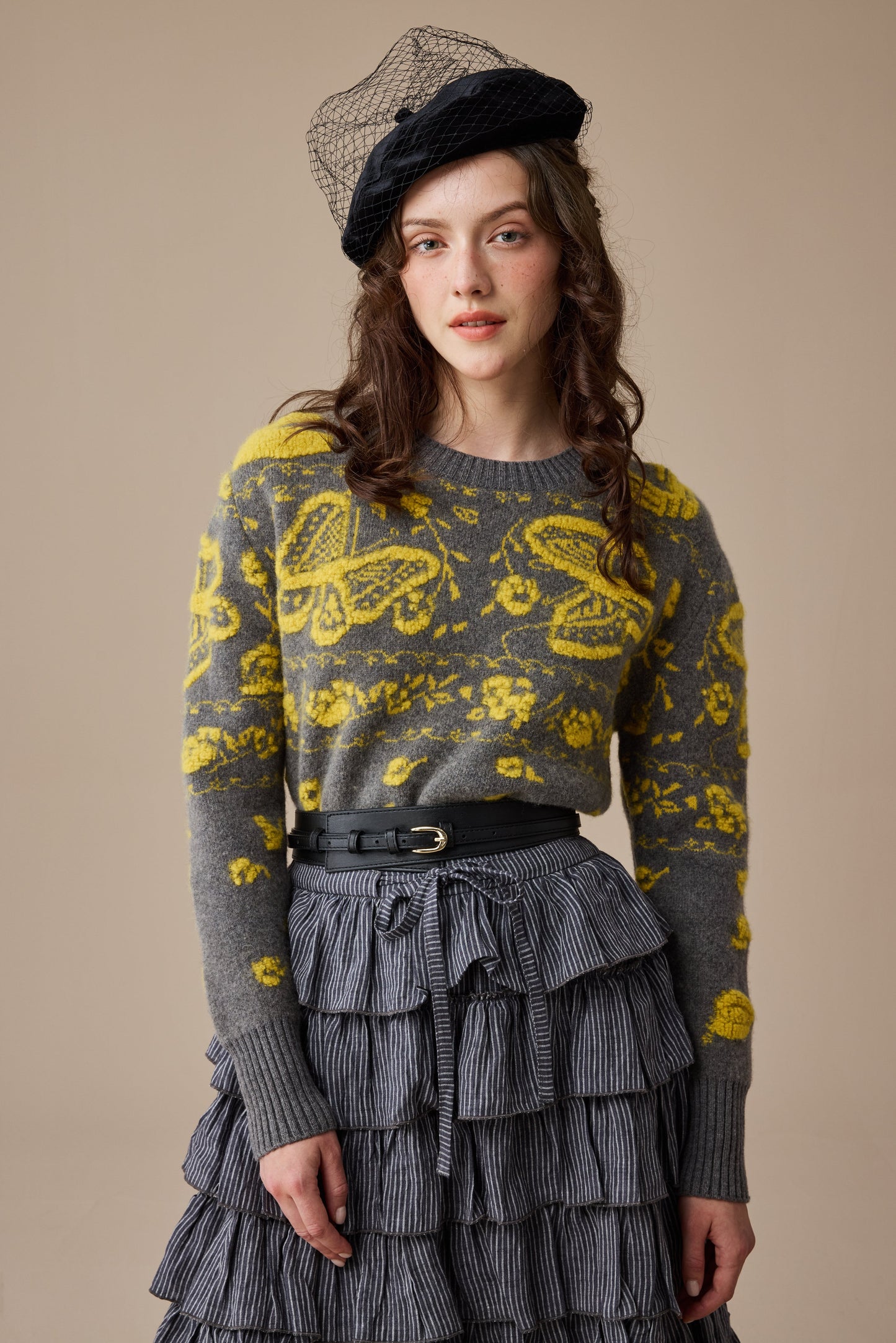 Nutcracker 24 |100% Wool Floral Jumper Sweater