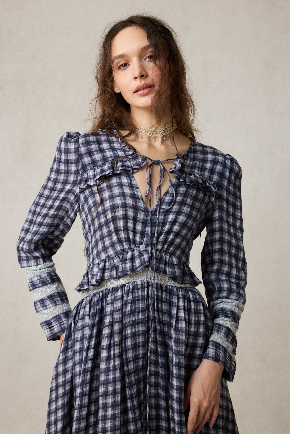 Rosewood 17 | Lace Linen Dress Gown
