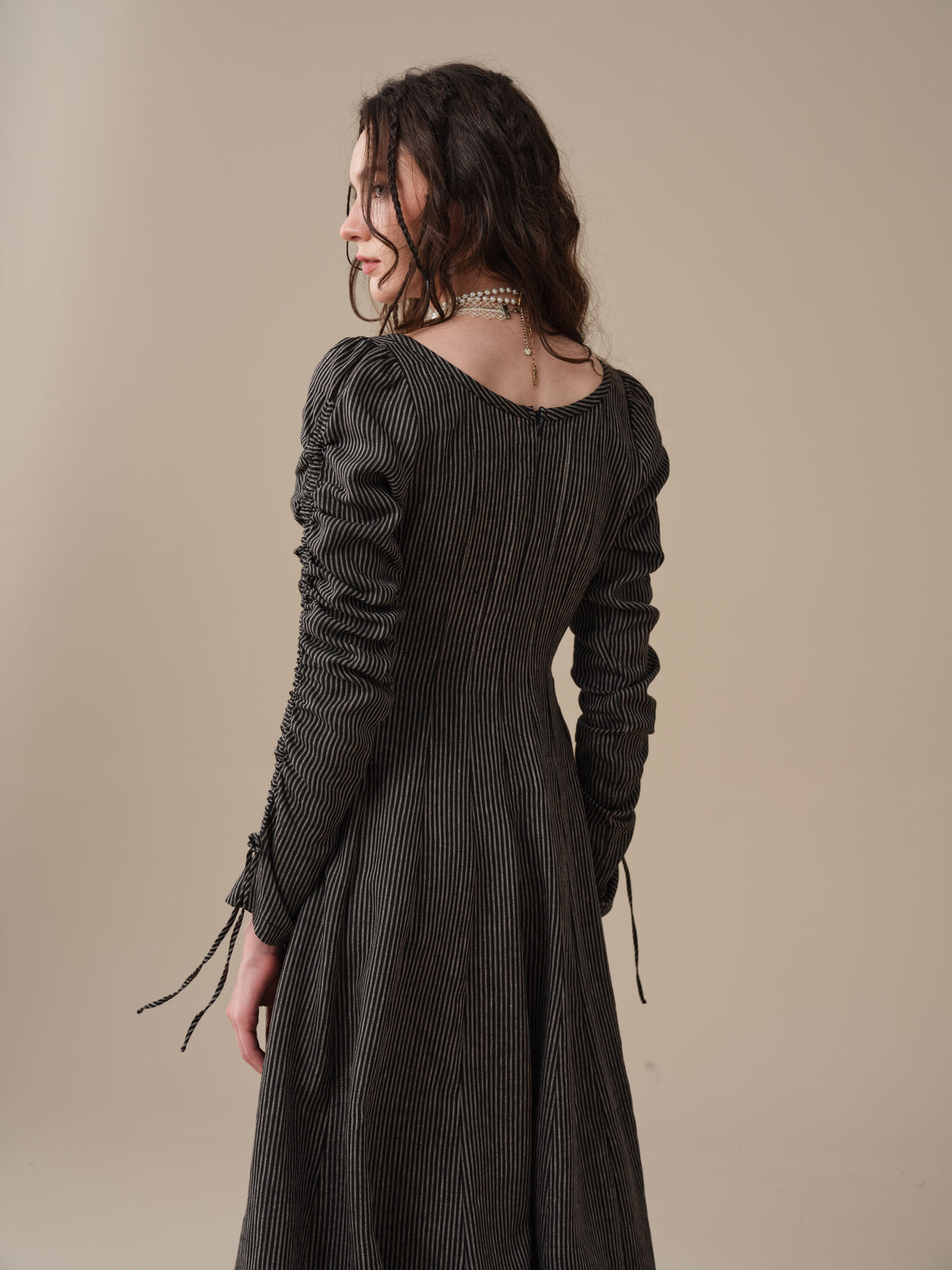 Crystal 17 | Victorian maxi linen dress