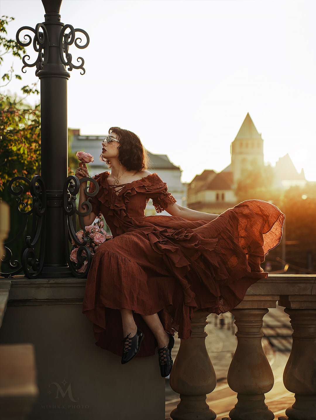 Dewdrops 16 | Maxi Linen Dress Gown