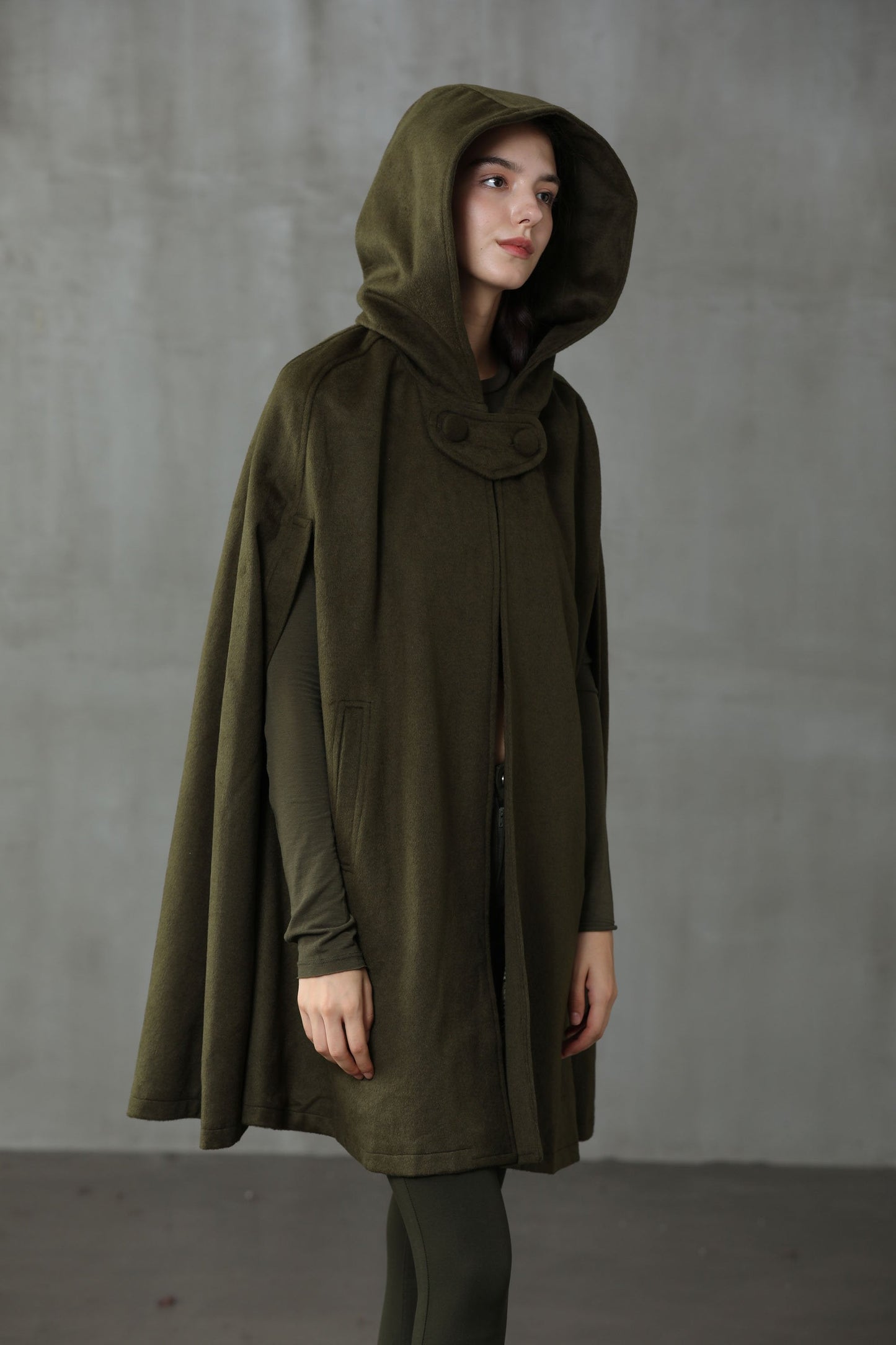 The New Yorker | Hooded Cashmere Cape