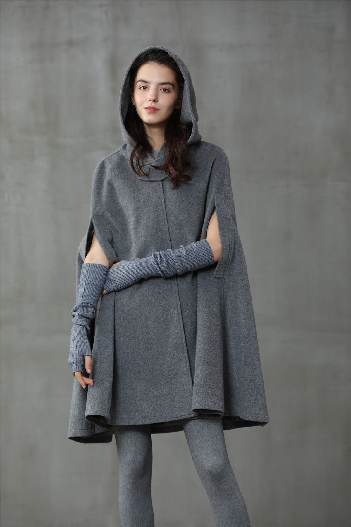 The New Yorker | Hooded Cashmere Cape