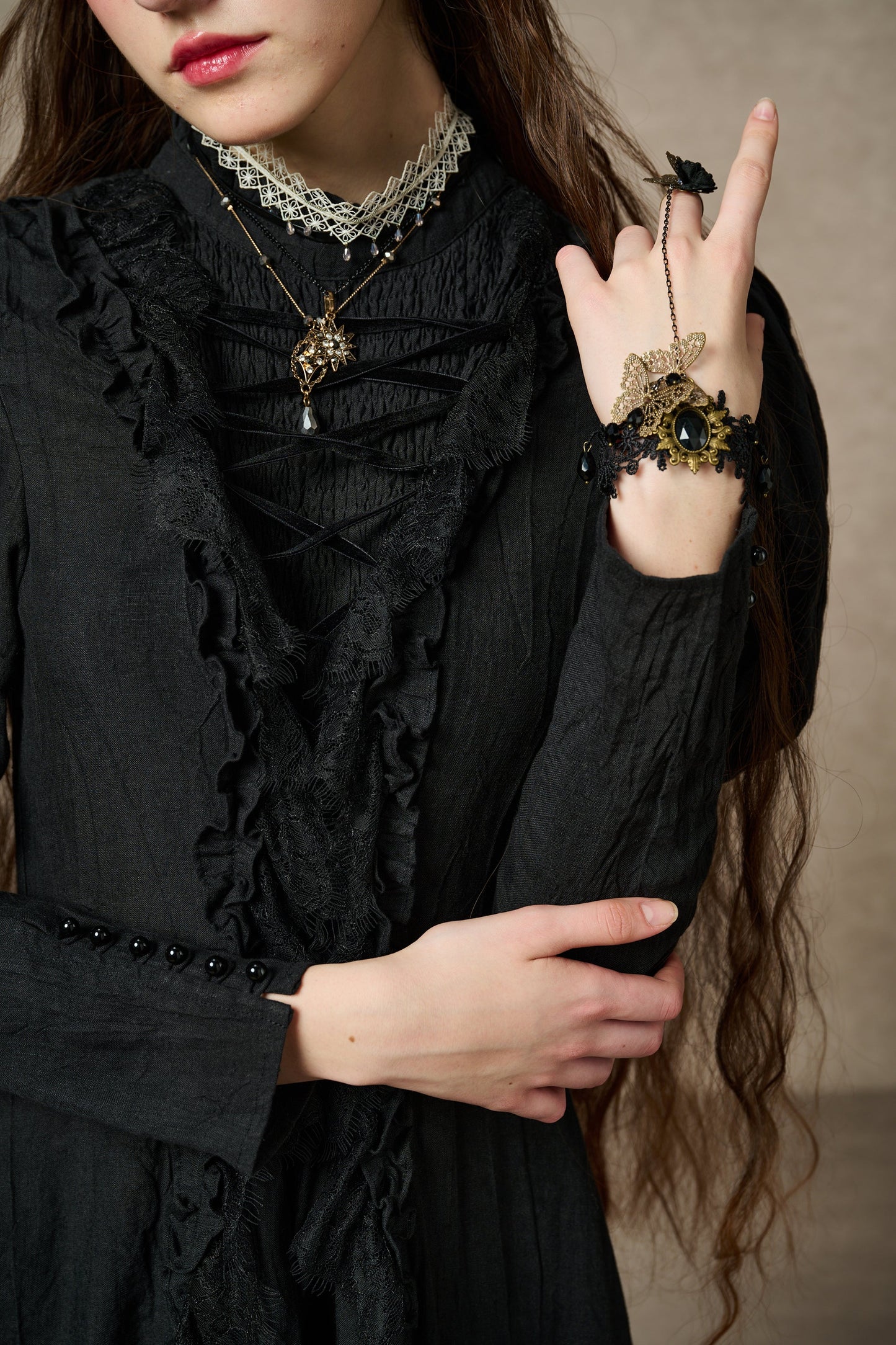 Elizabeth 15 | Victorian Linen Dress