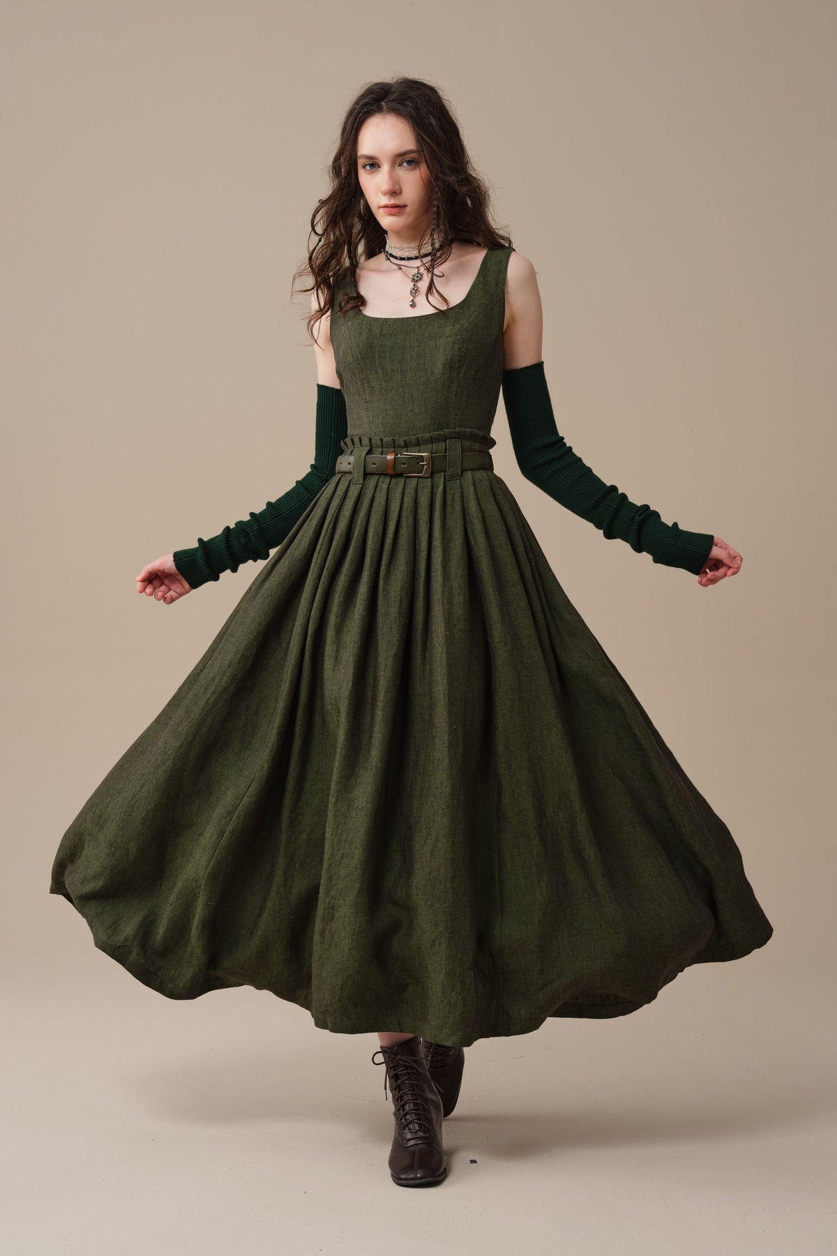 Clover 07 | Structured Linen Dress