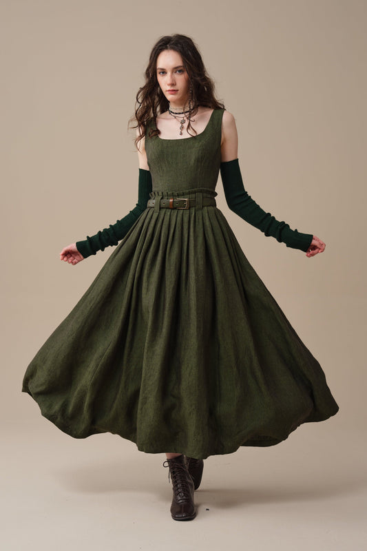 Clover 07 | Structured Linen Dress