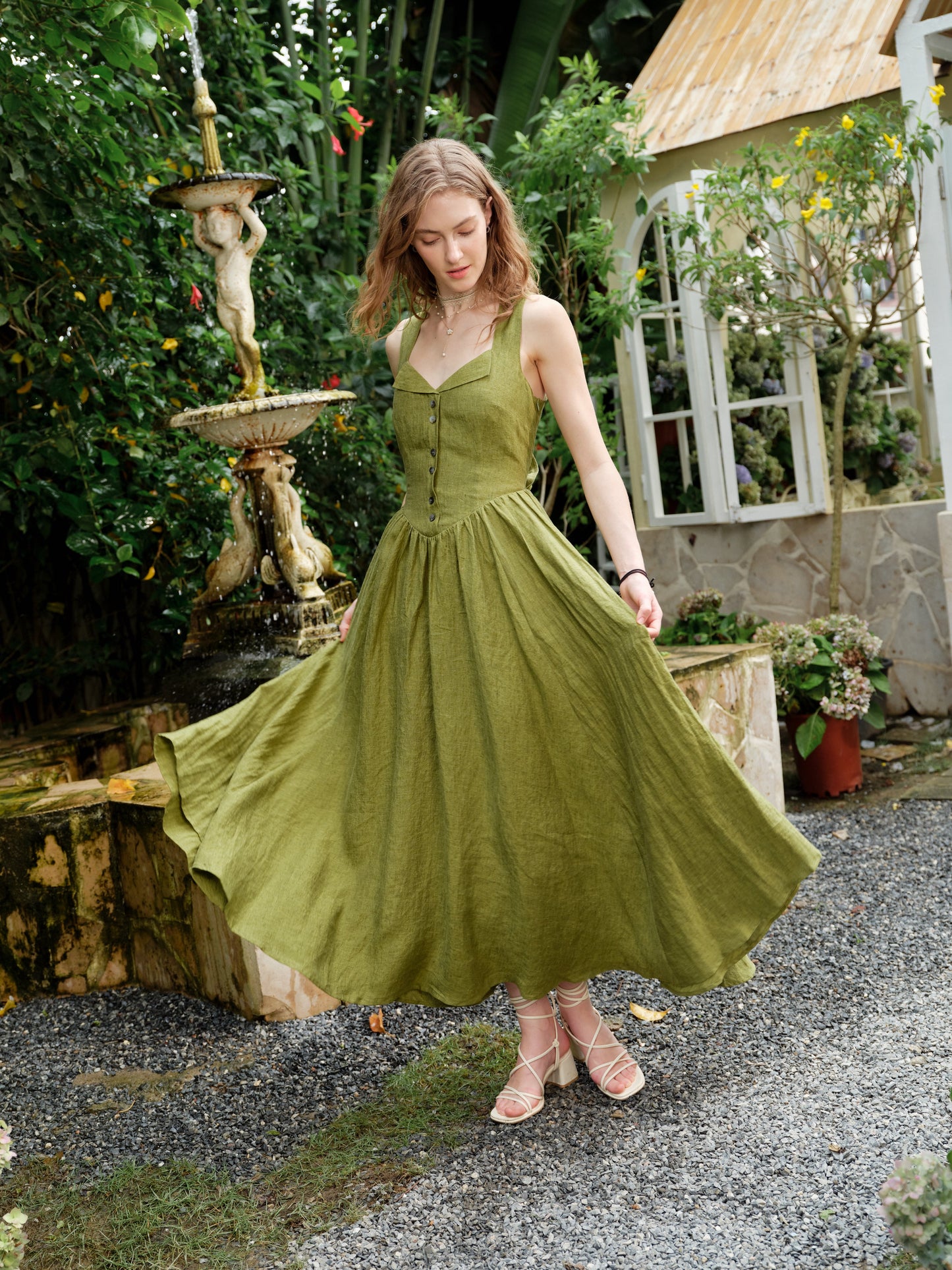 Summer 18 | The Avocado & Cream Linen Dress