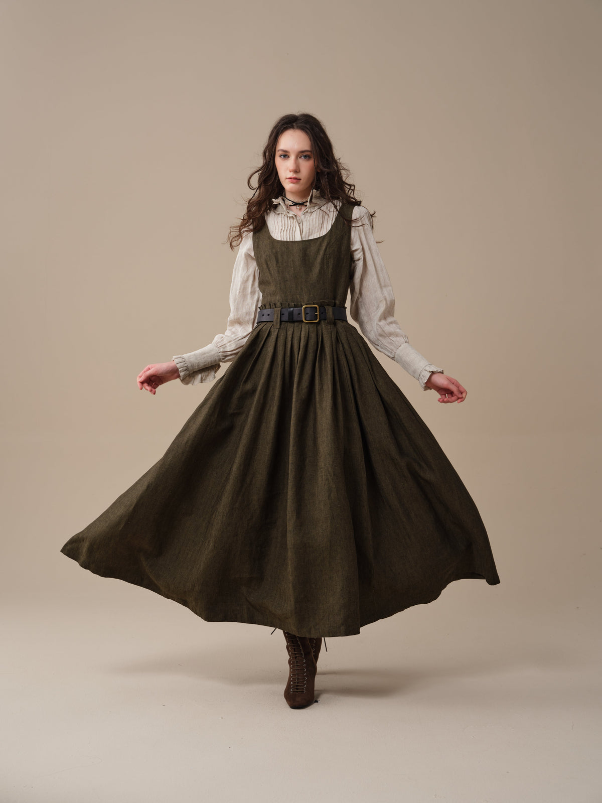 Clover 07 | Structured Linen Dress