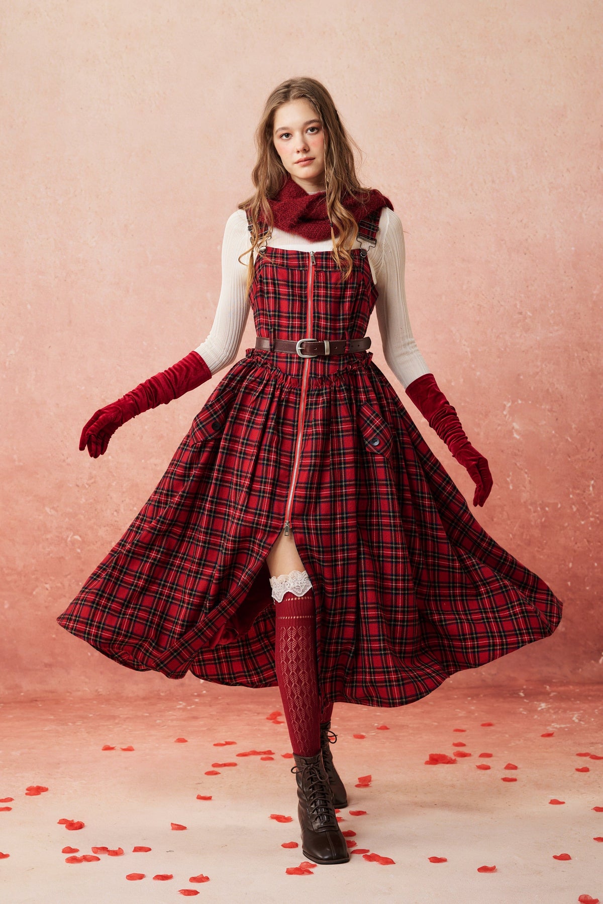 Tess 31 |100% Wool Halter Dress