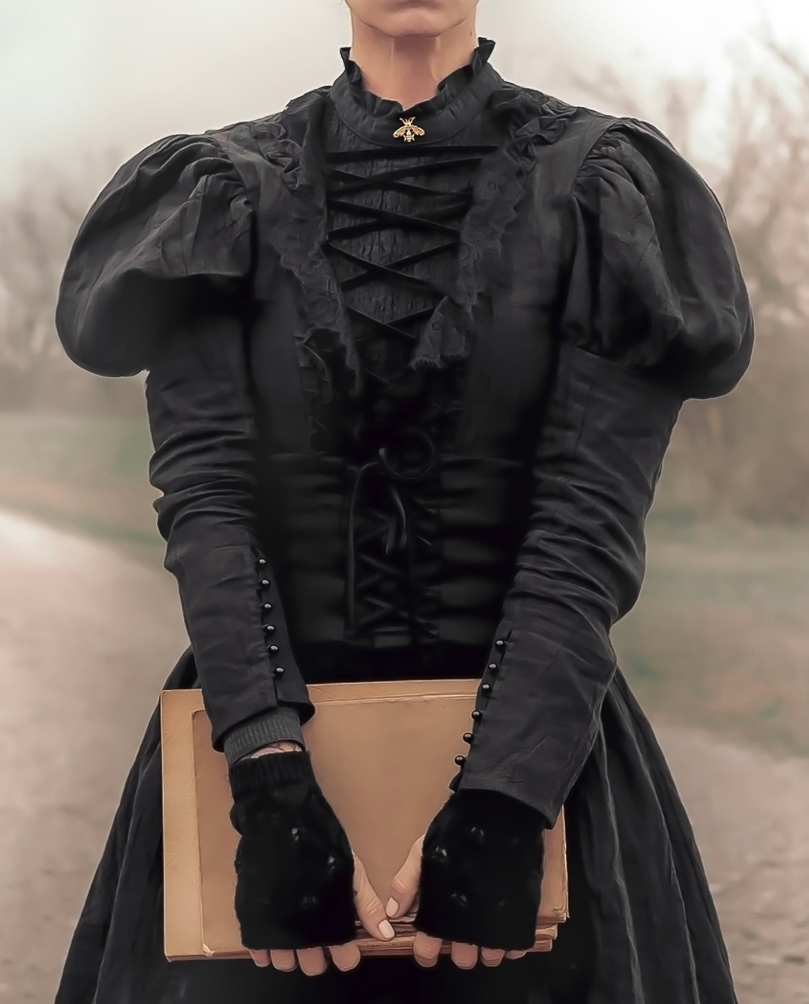 Elizabeth 15 | Victorian Linen Dress