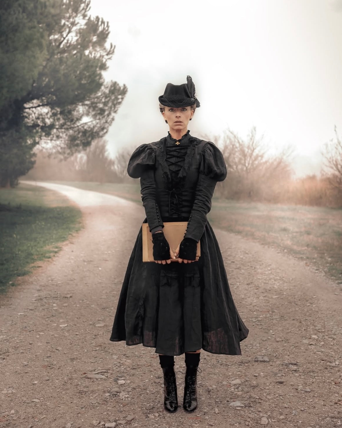 Elizabeth 15 | Victorian Linen Dress