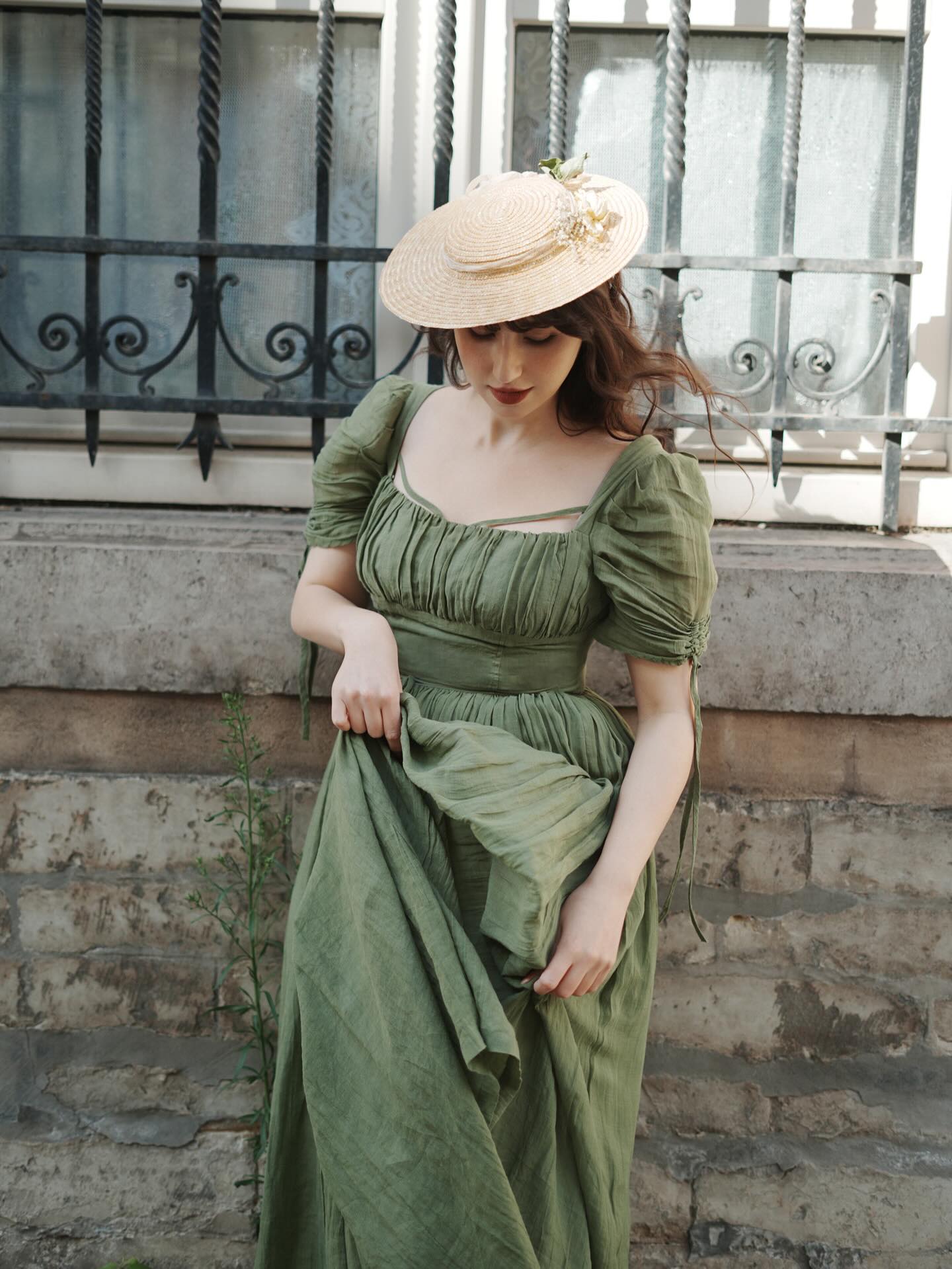 Monette 27 | Corset Linen Dress