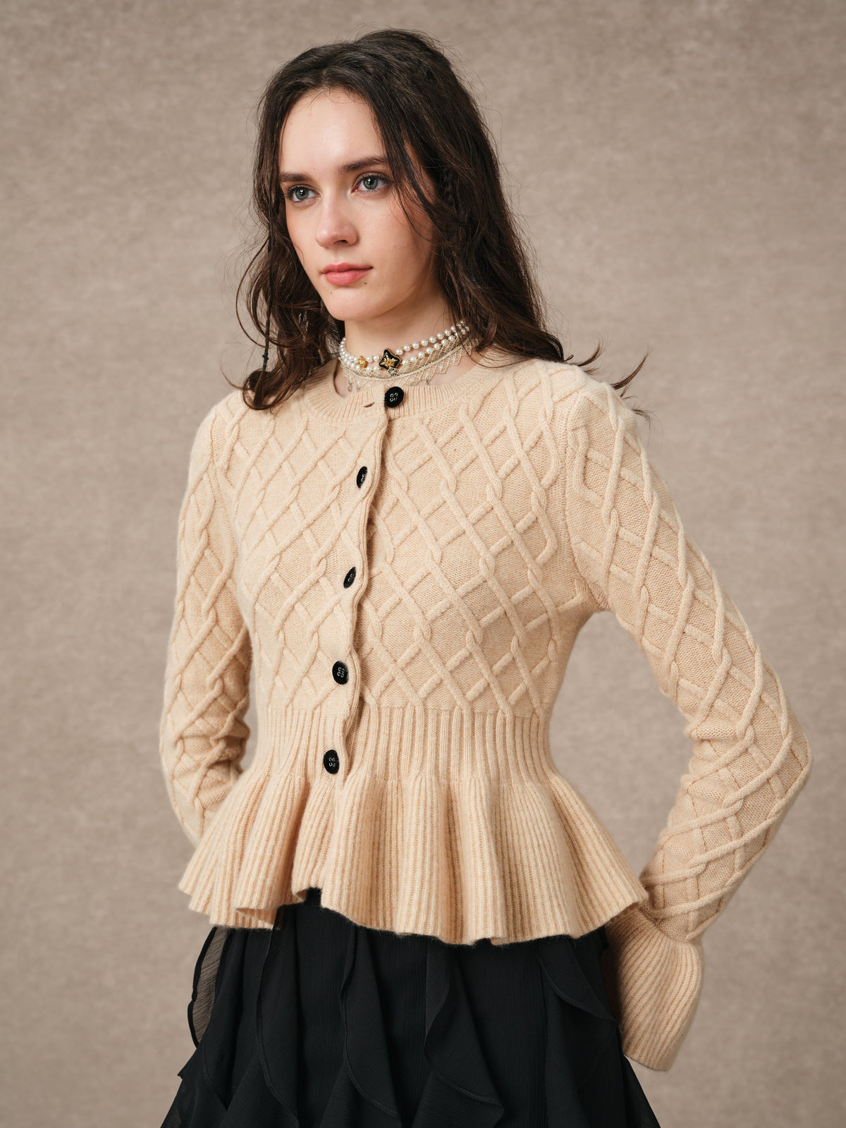 Freya | 100% Wool Cardigan