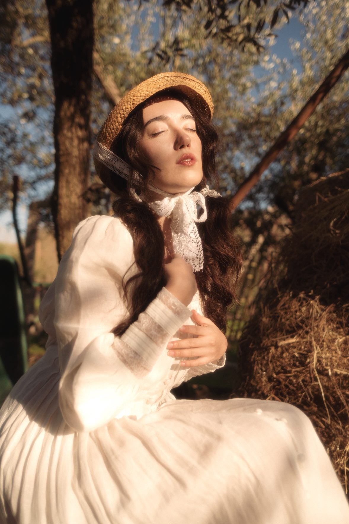Josefina 19 | Dreamy Pleated Linen Dress Gown