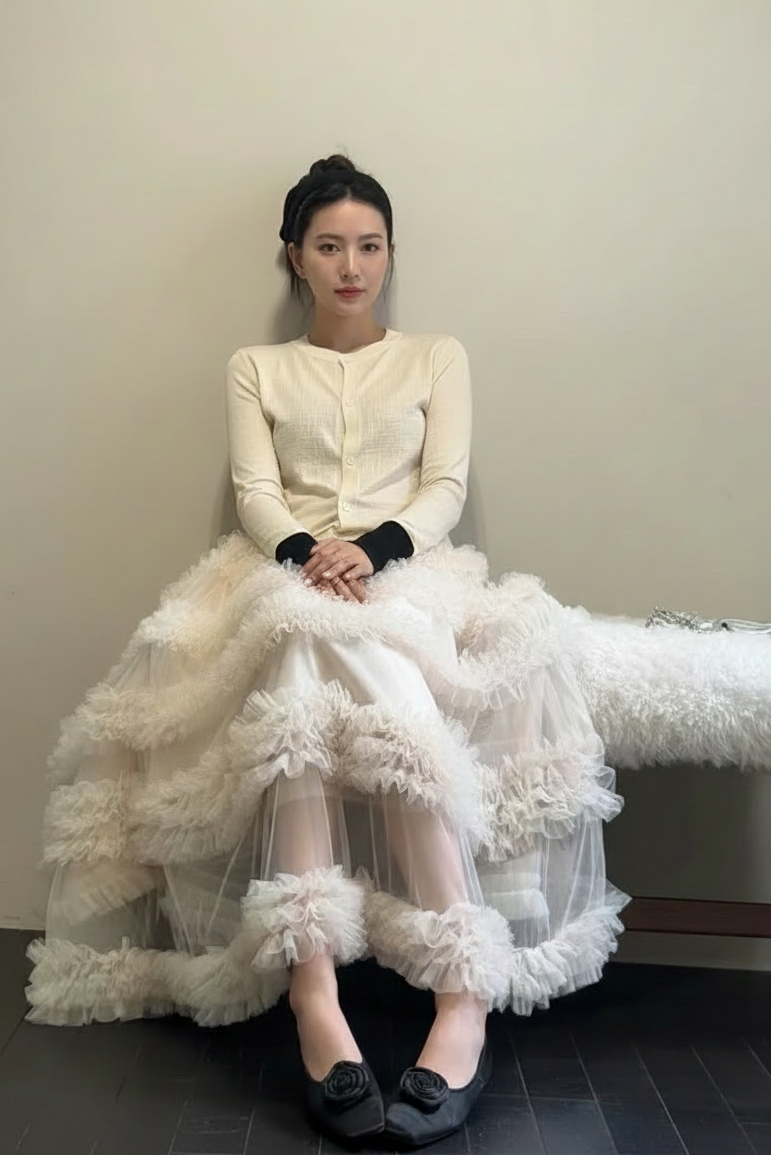 Sally 14 | Romantic layered Tulle Skirt