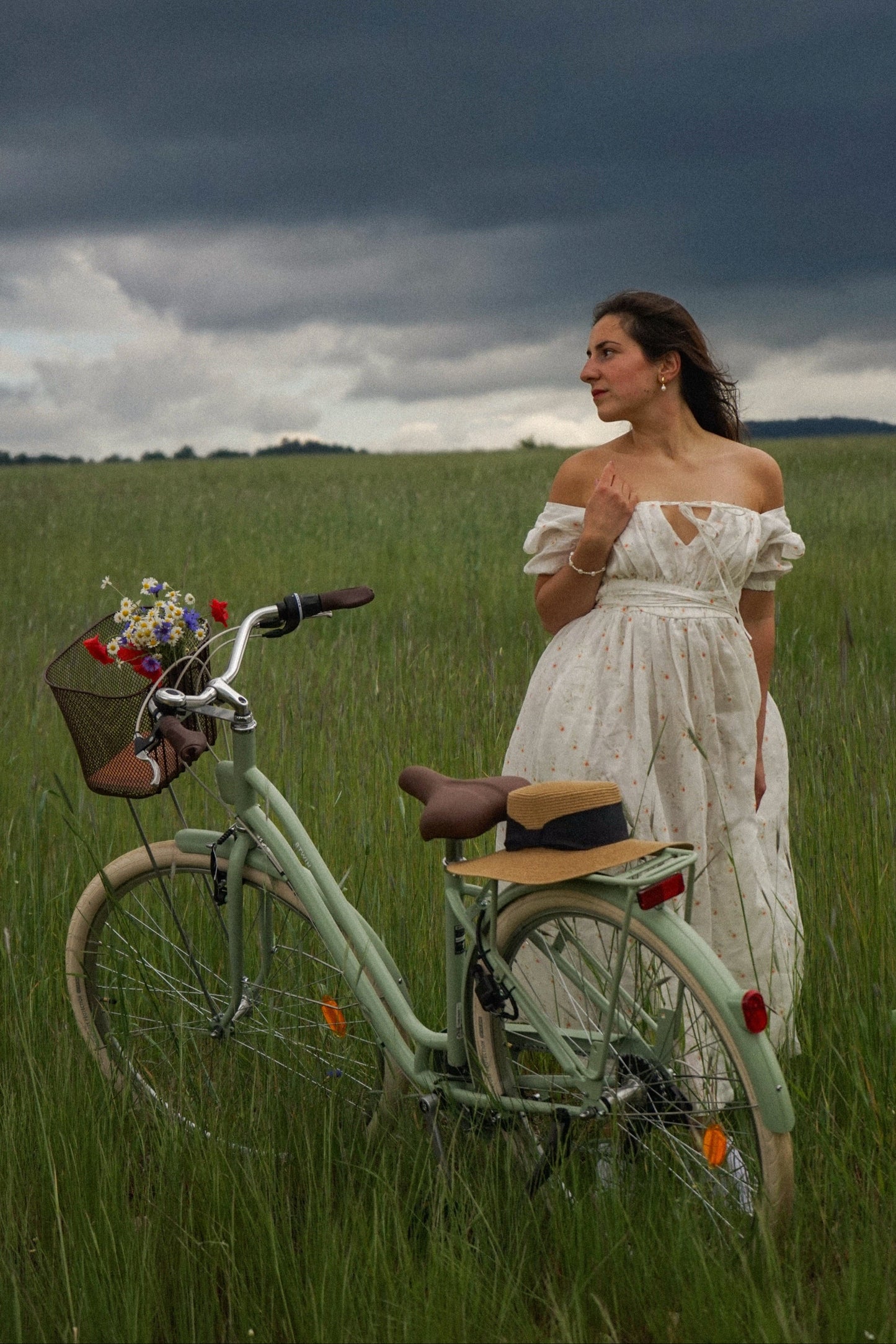 BERGAMOTE 20 |Floral Linen Dress