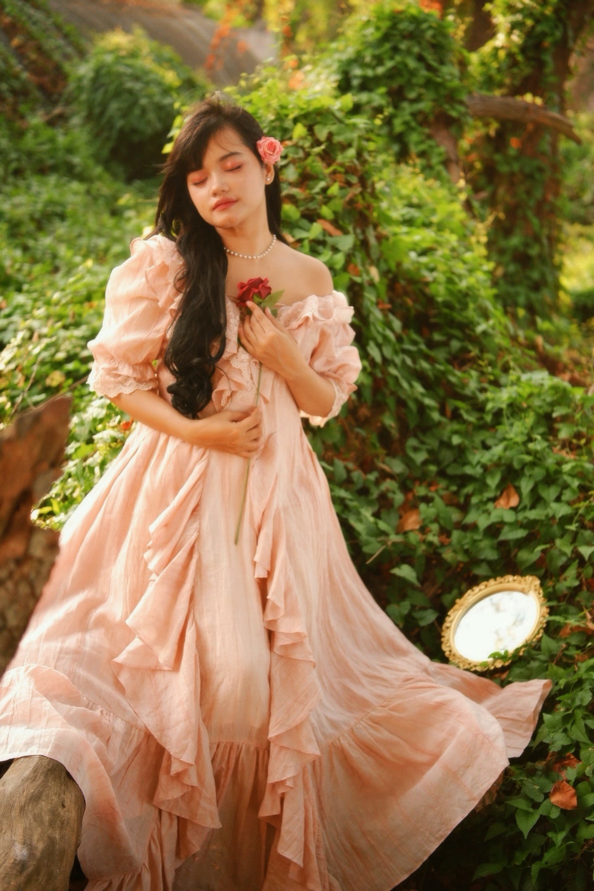 Dewdrops 16 | Maxi Linen Dress Gown