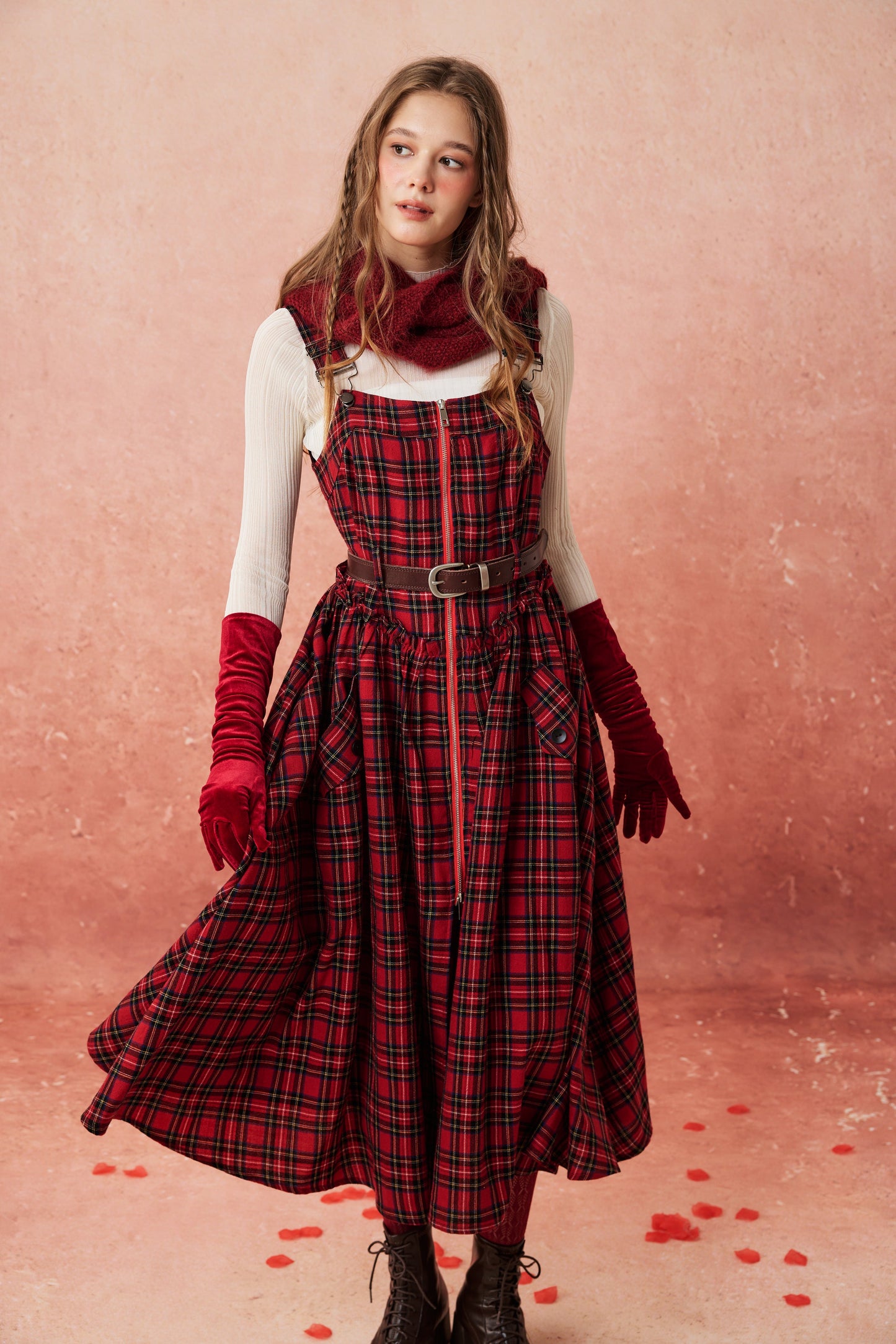 Tess 31 |100% Wool Halter Dress