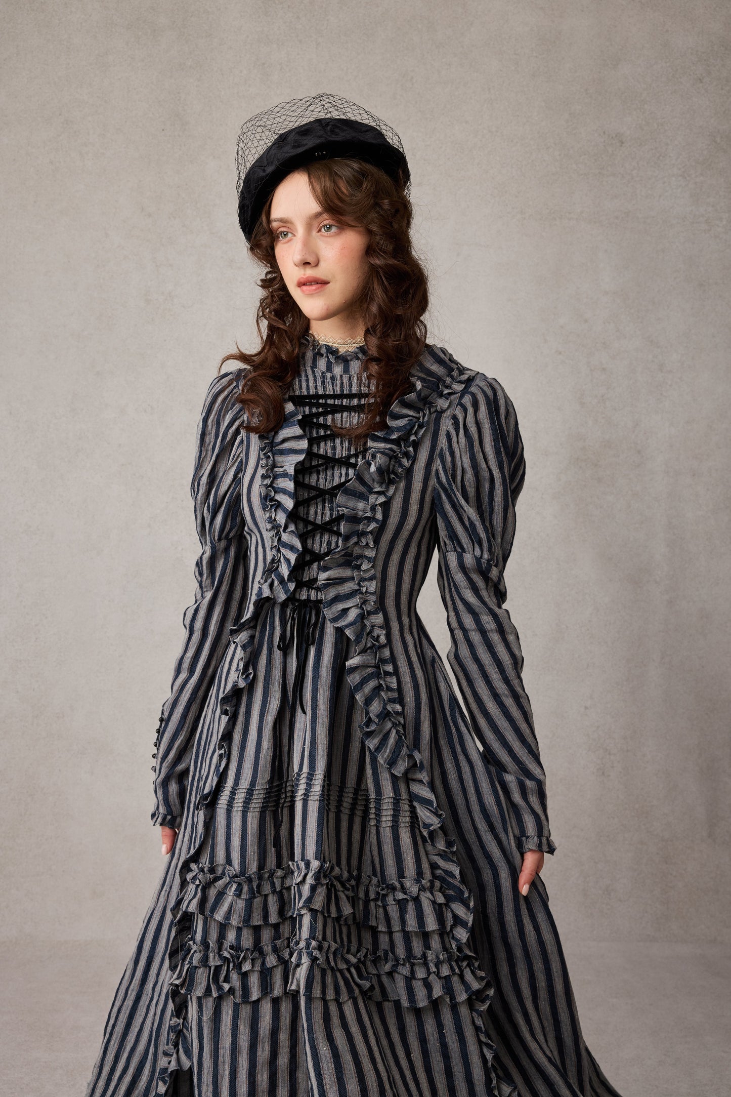 Elizabeth 15 | Victorian Linen Dress