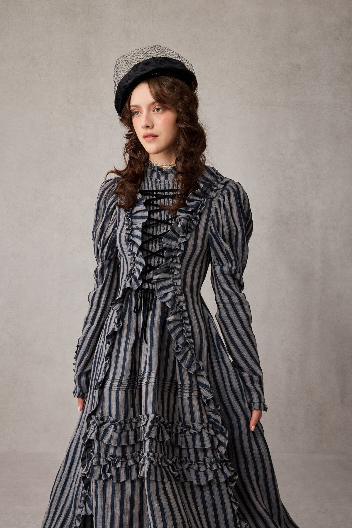 Elizabeth 15 | Victorian Linen Dress