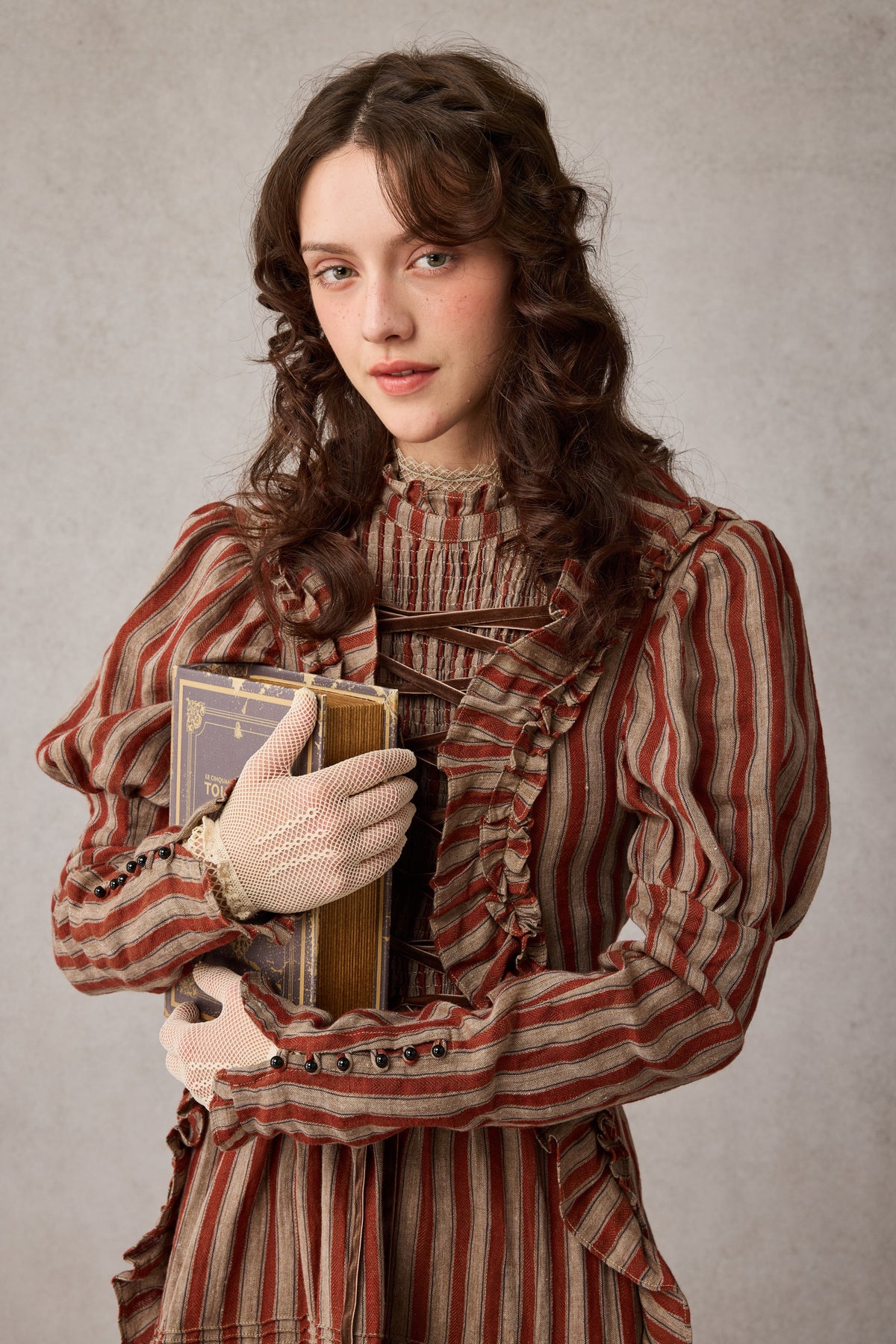 Elizabeth 15 | Victorian Linen Dress