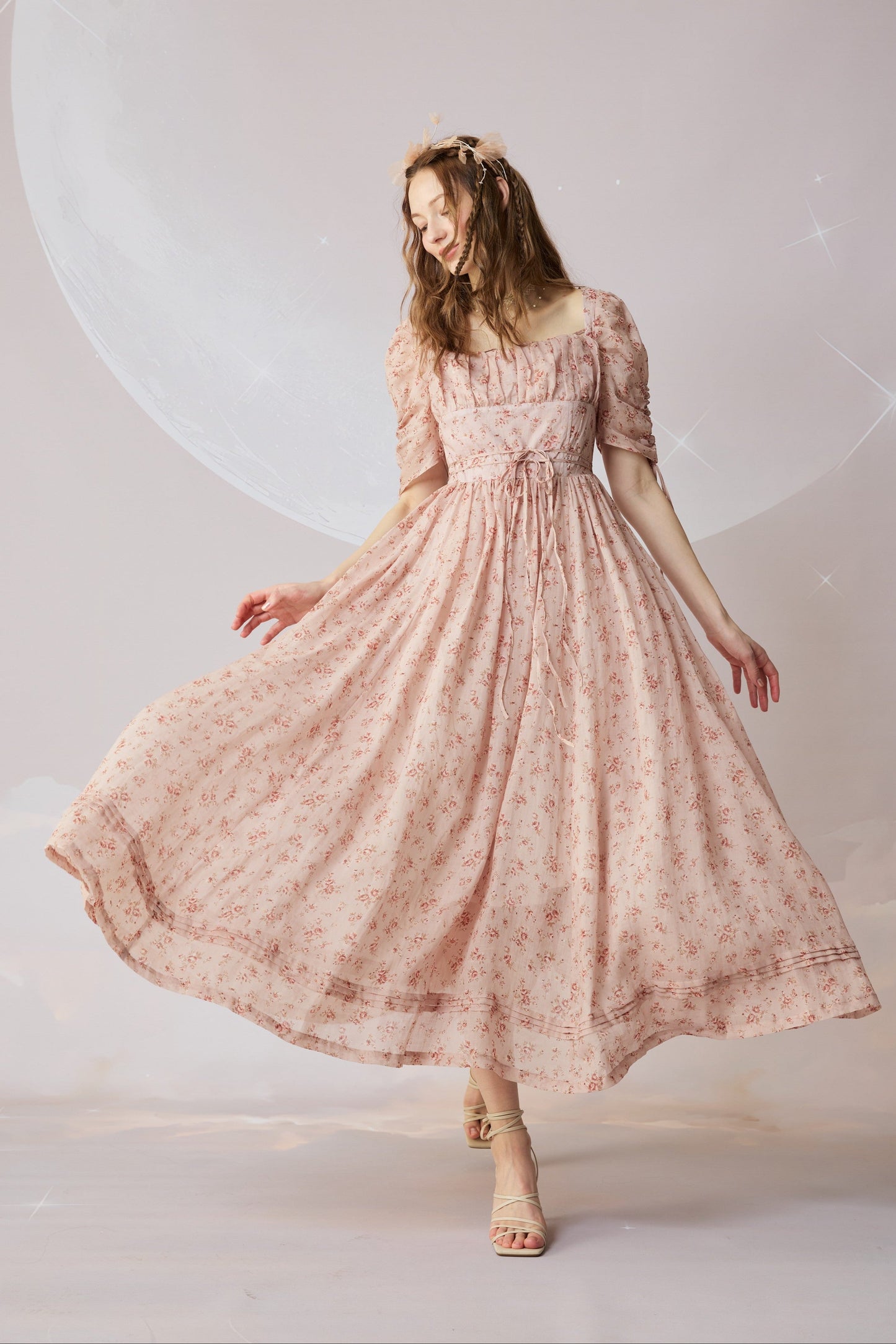 Monette 27 | Corset Linen Dress
