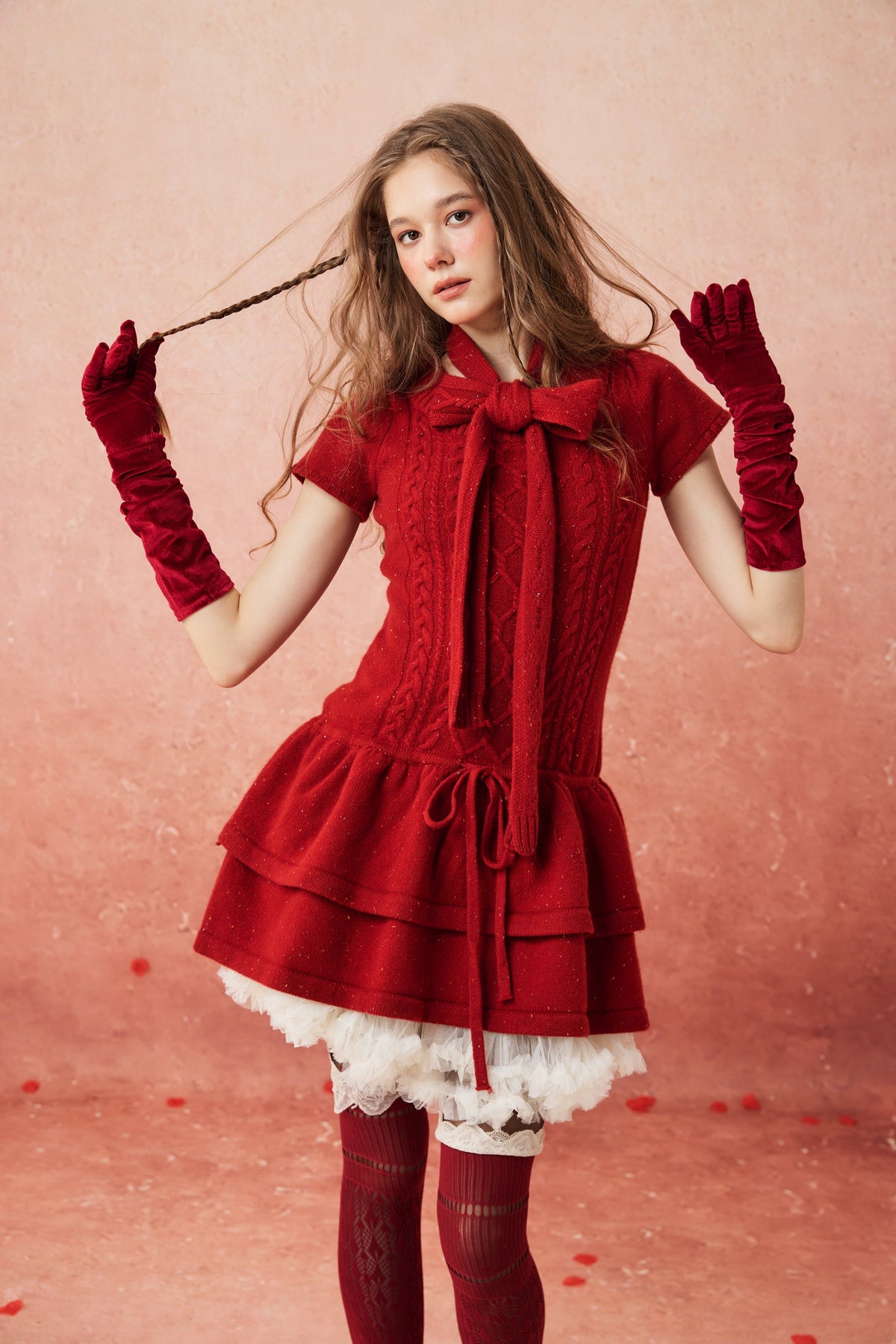 Luxurious Extra-Long Velvet Sleeves