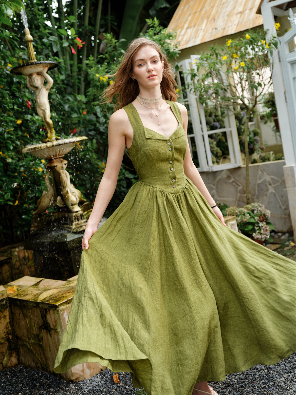 Summer 18 | The Avocado & Cream Linen Dress