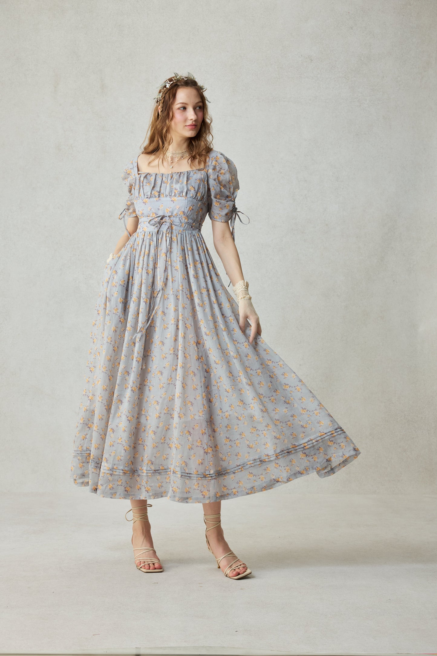 Monette 27 | Corset Linen Dress