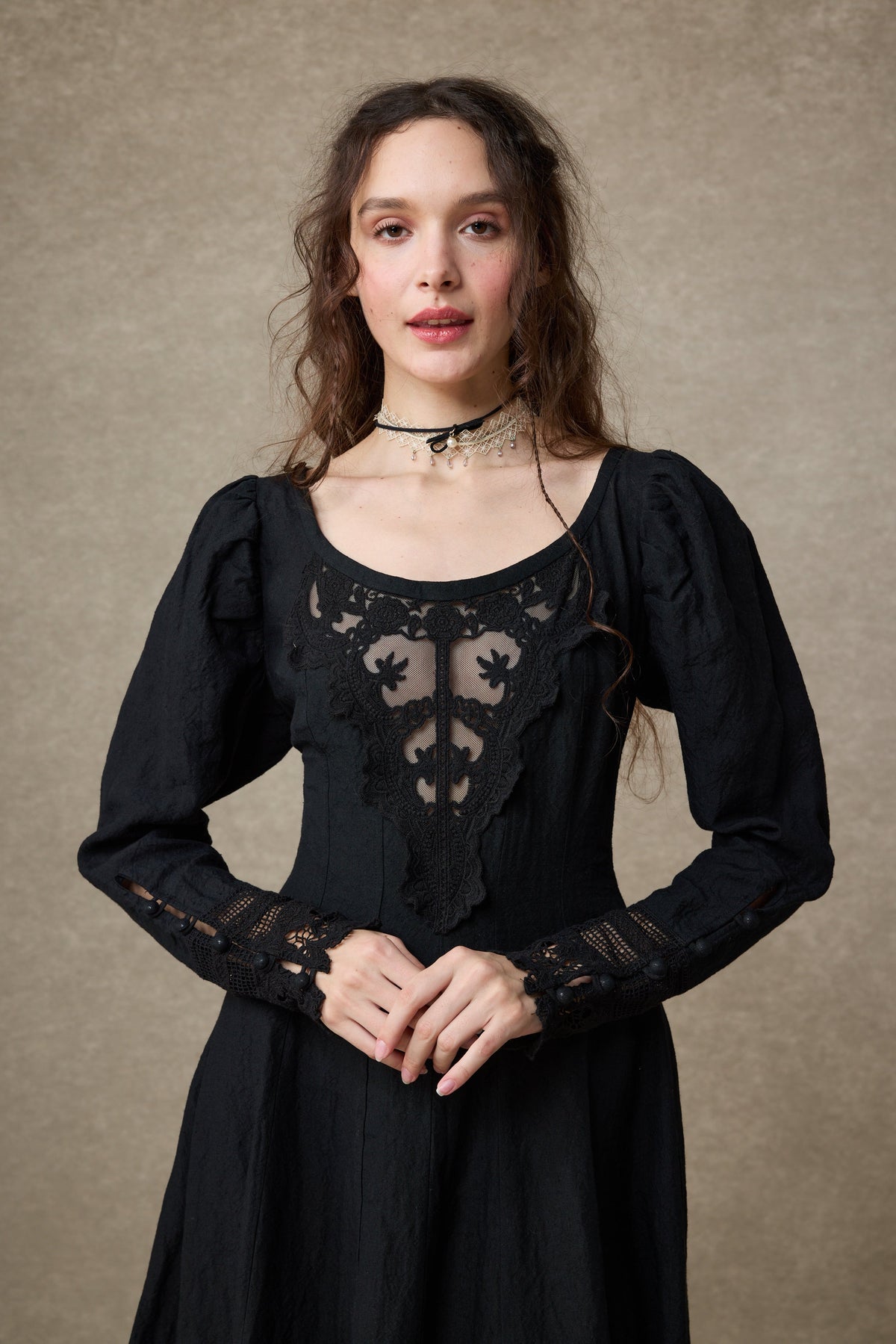 Azalea 23 | Linen Corset Evening Dress