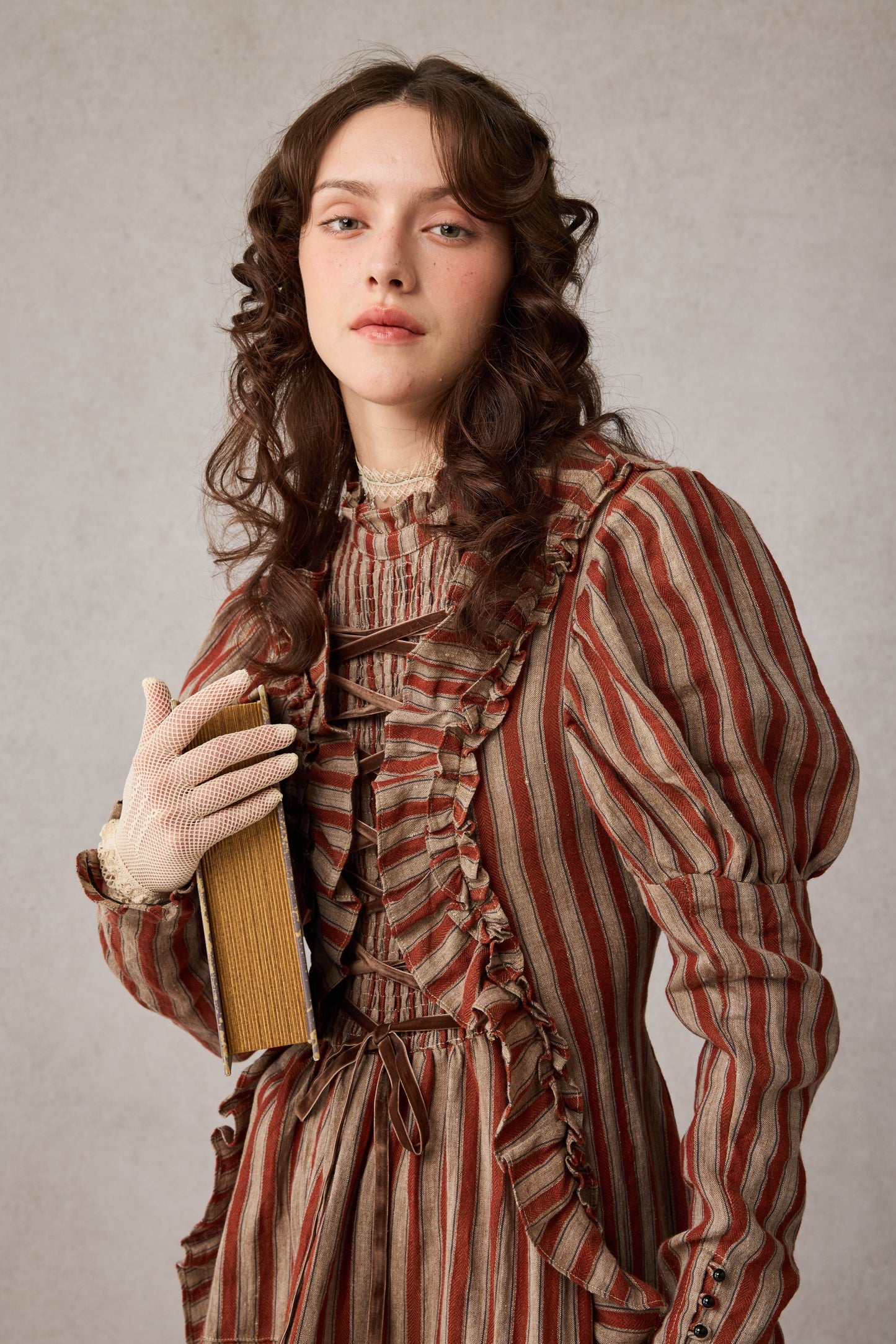 Elizabeth 15 | Victorian Linen Dress