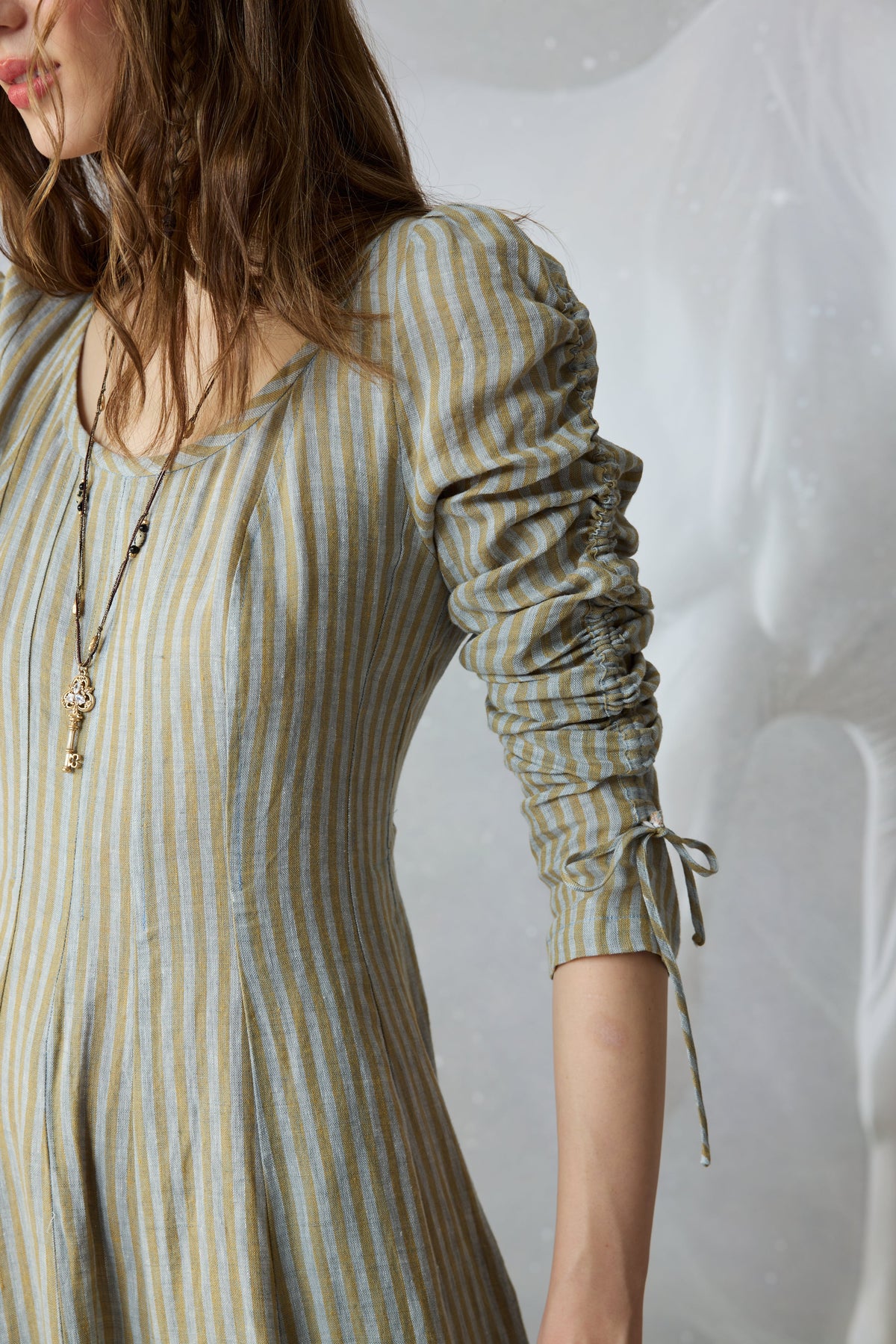 Crystal 17 | Victorian maxi linen dress