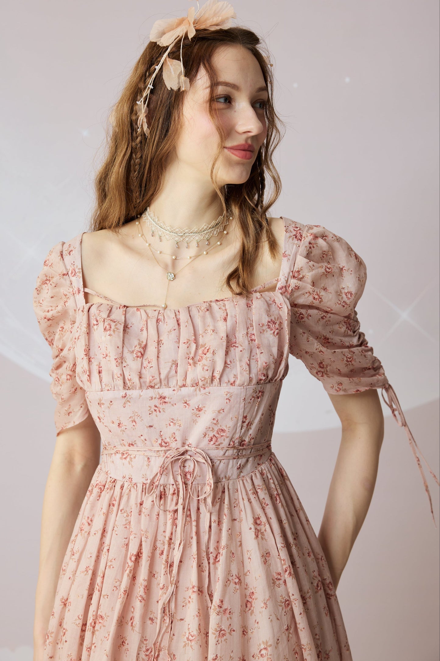 Monette 27 | Corset Linen Dress