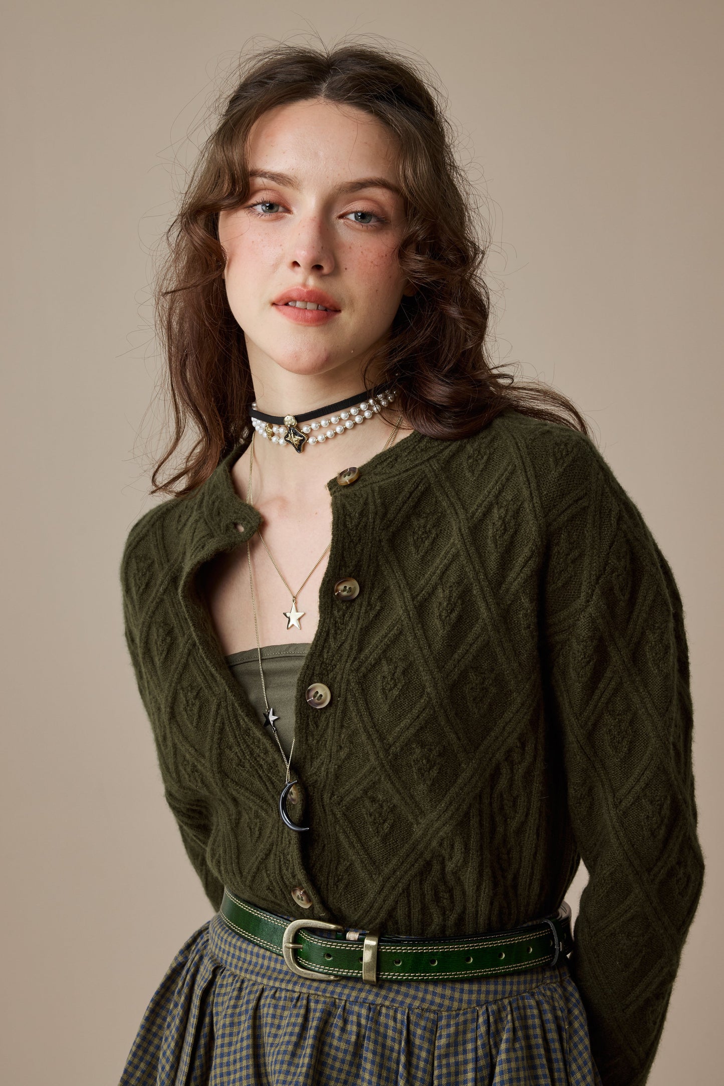 Flurry 17 | 100% Wool Sculptured Knitwear Cardigan