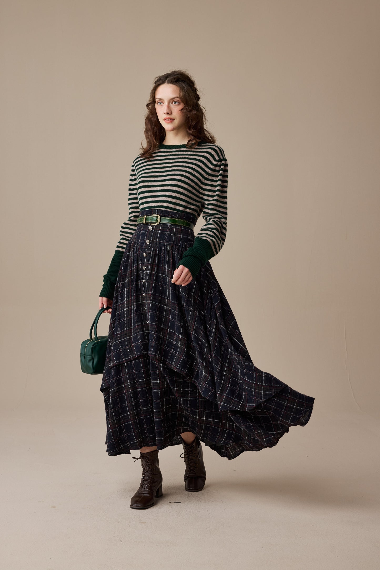 Oxford 13|100% wool classic striped pullover jumper