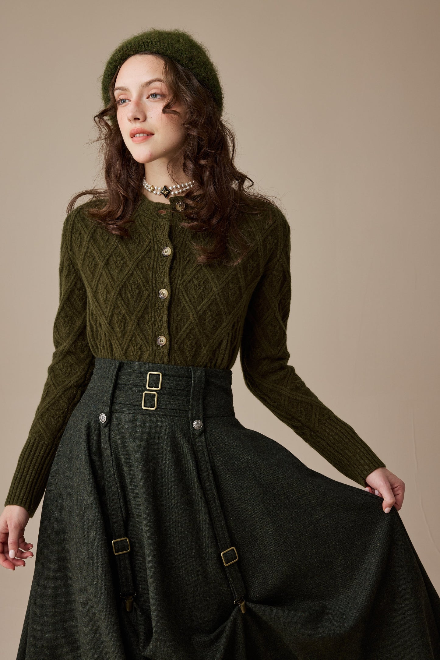Cynthia 16 | Adjustable wool skirt