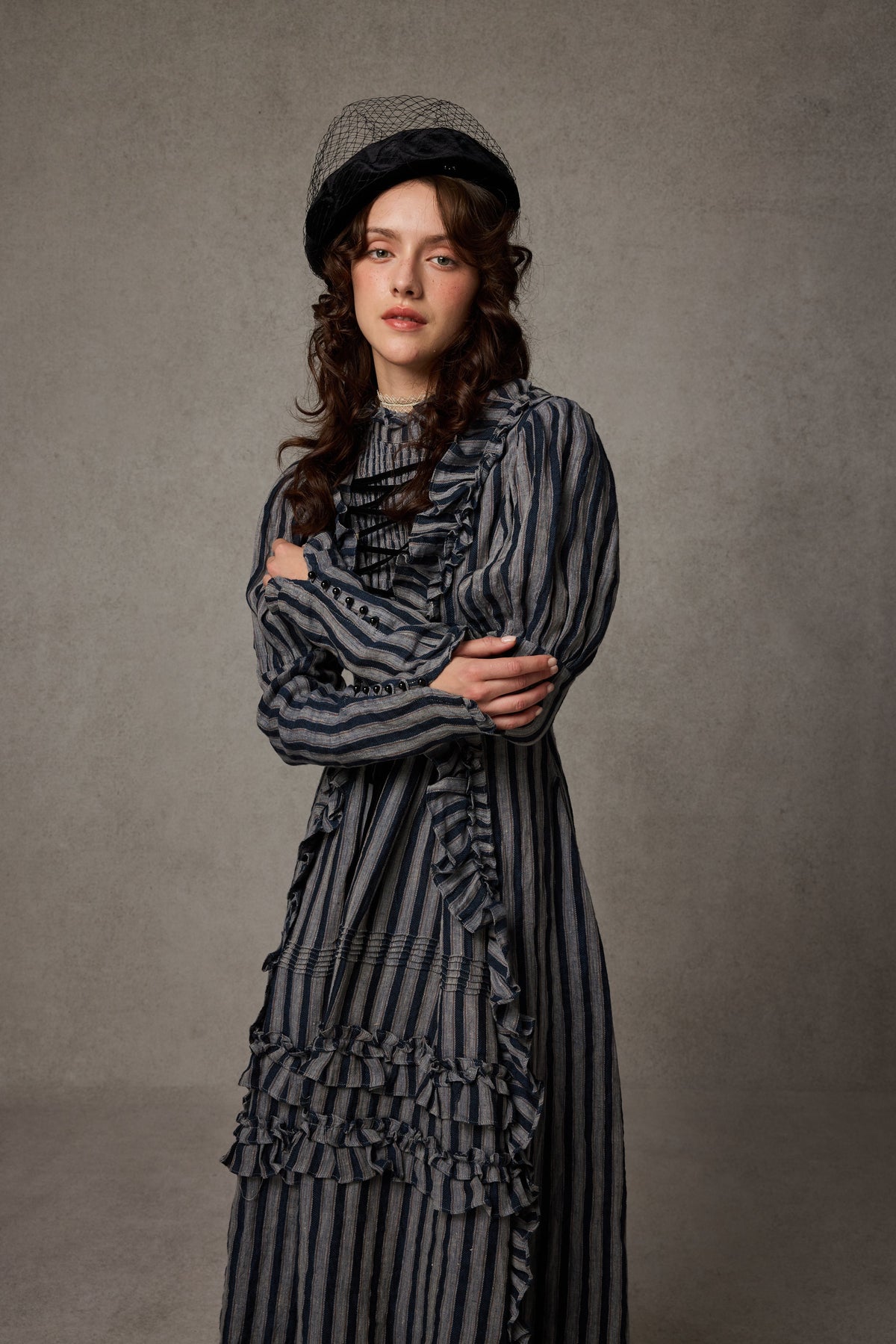 Elizabeth 15 | Victorian Linen Dress