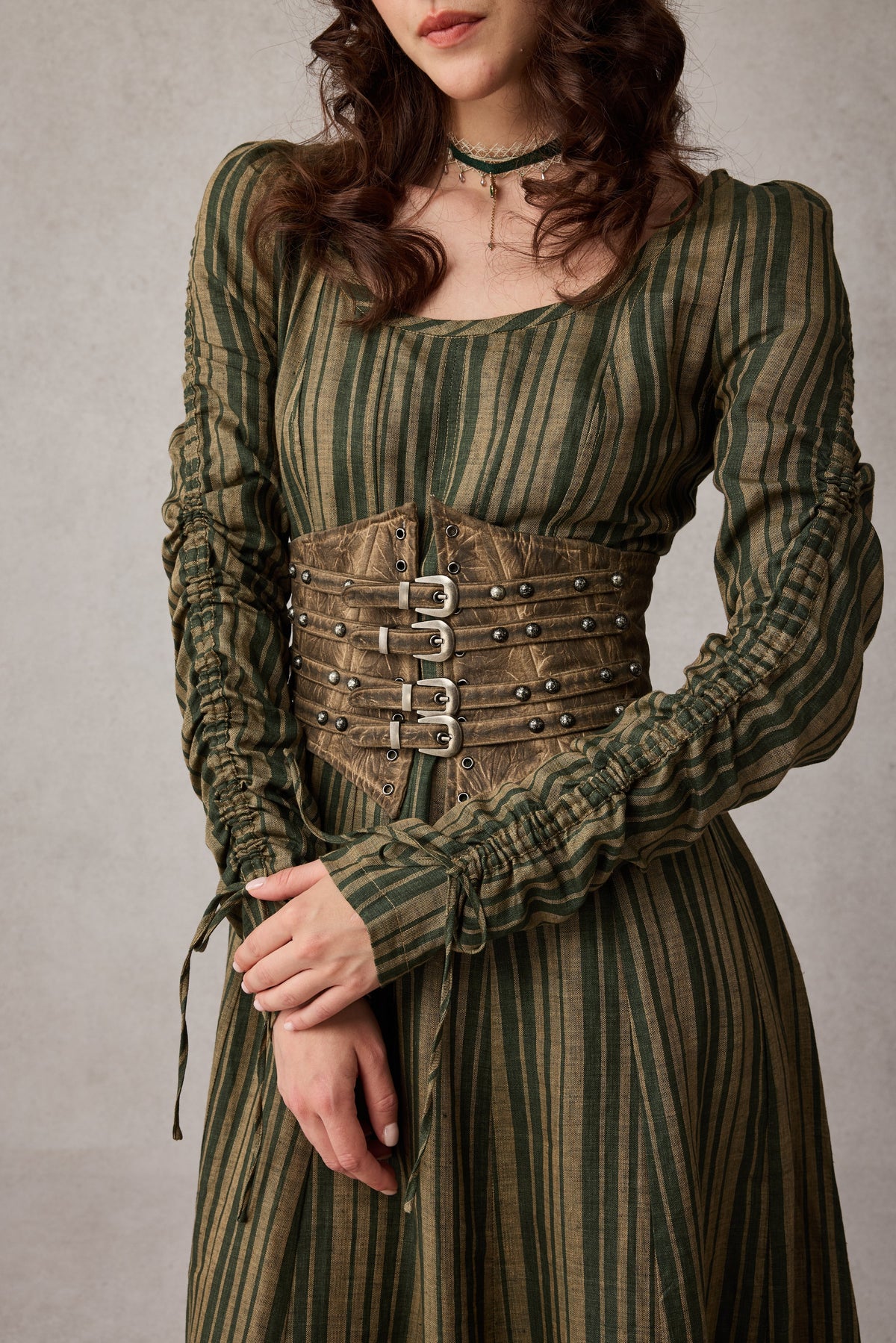 Crystal 17 | Victorian maxi linen dress