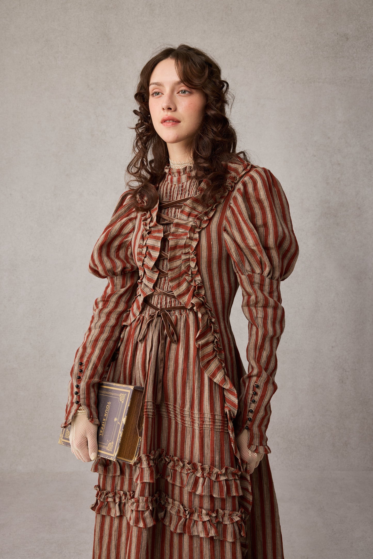 Elizabeth 15 | Victorian Linen Dress
