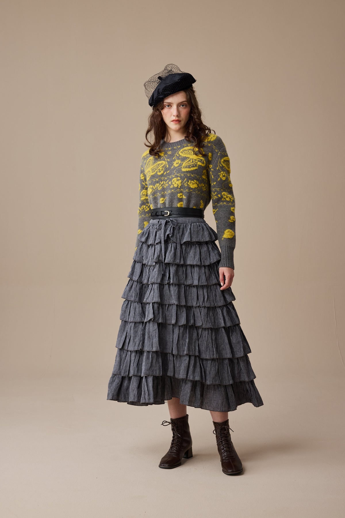 Nutcracker 24 |100% Wool Floral Jumper Sweater