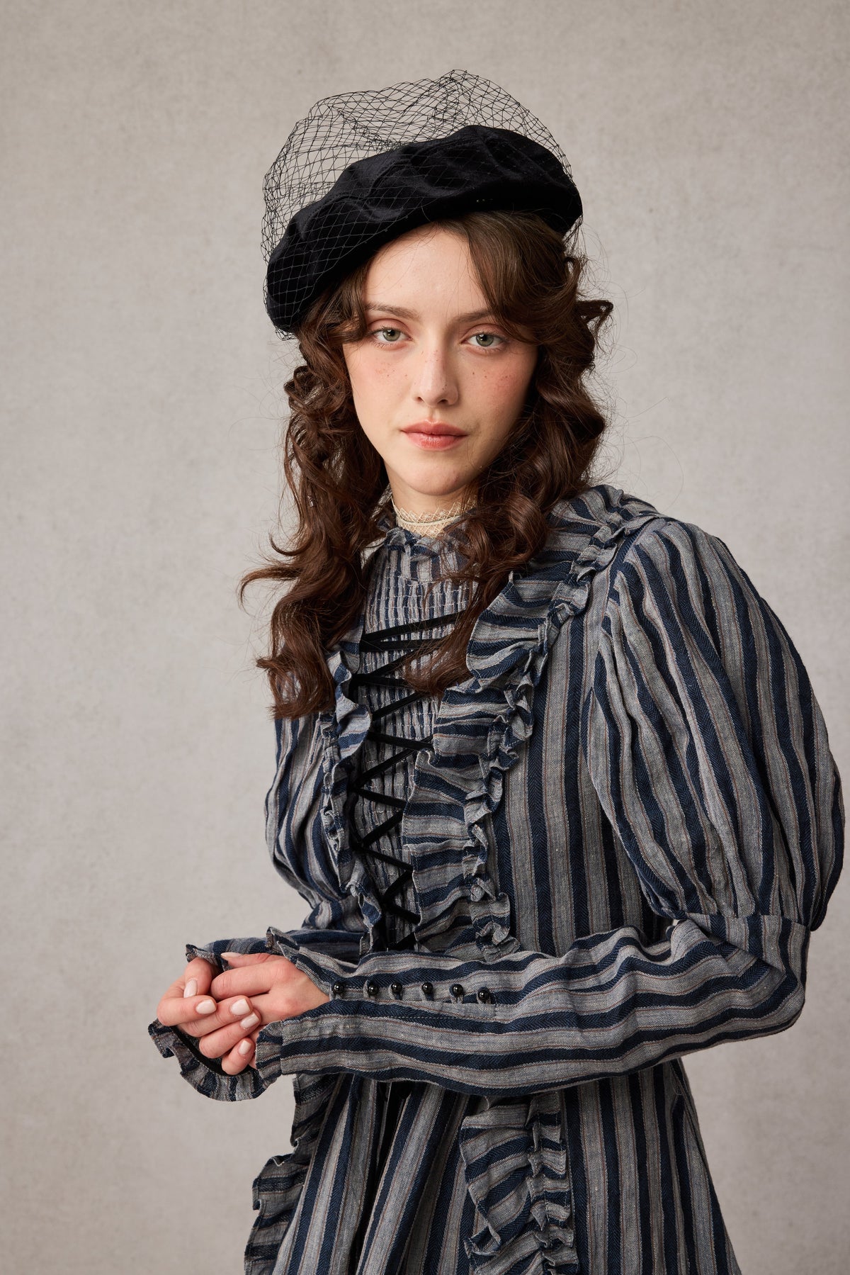 Elizabeth 15 | Victorian Linen Dress