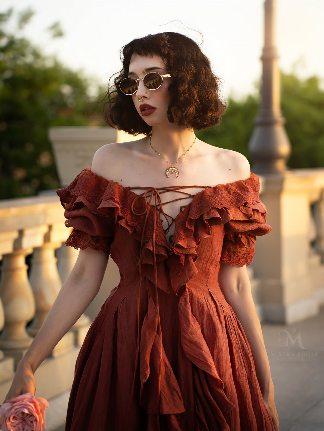 Dewdrops 16 | Maxi Linen Dress Gown