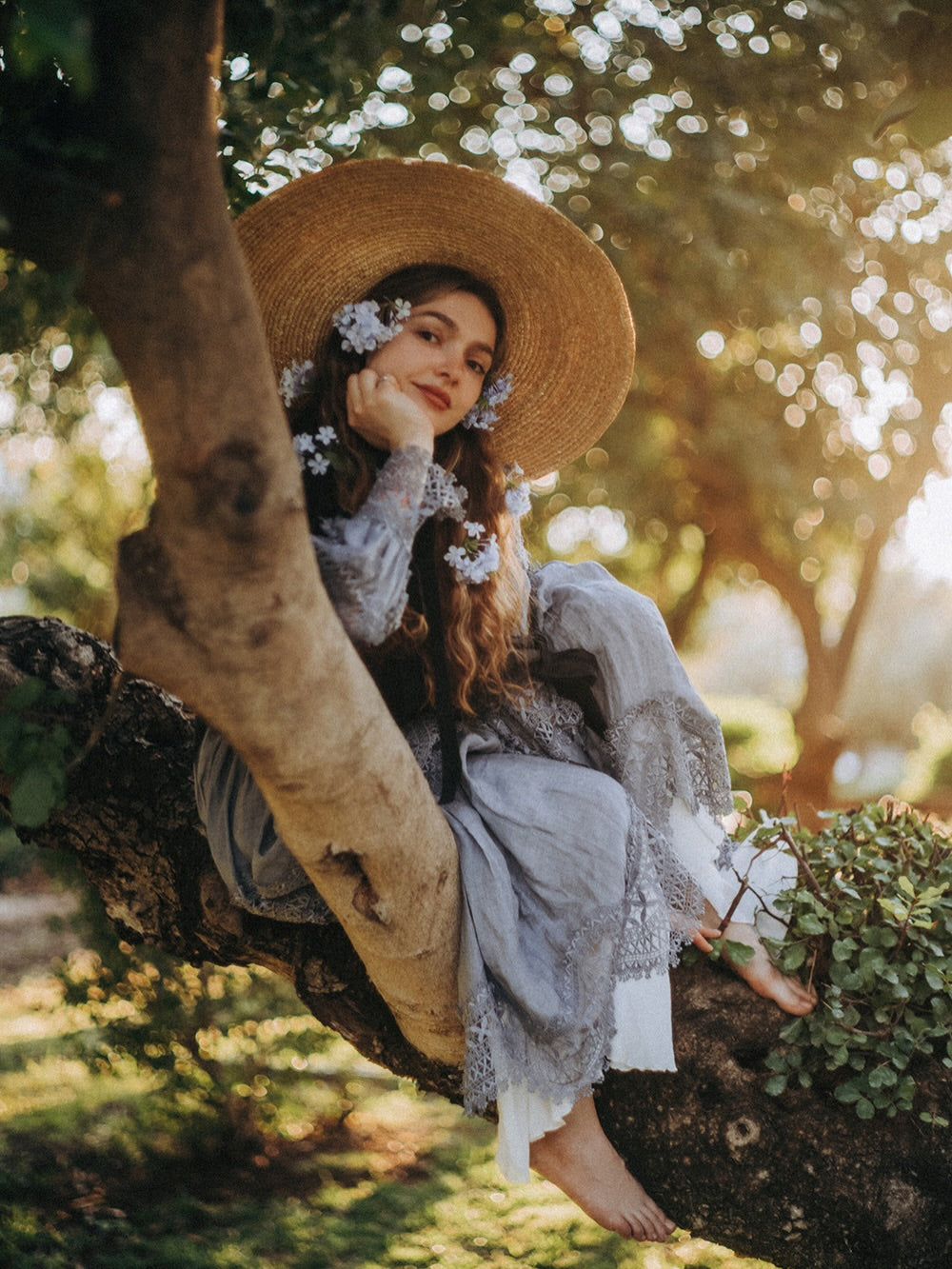 Pearlman 25 | Lace Linen Dress Gown