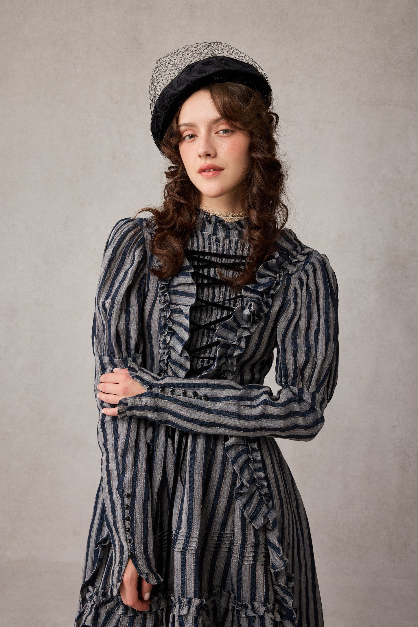 Elizabeth 15 | Victorian Linen Dress