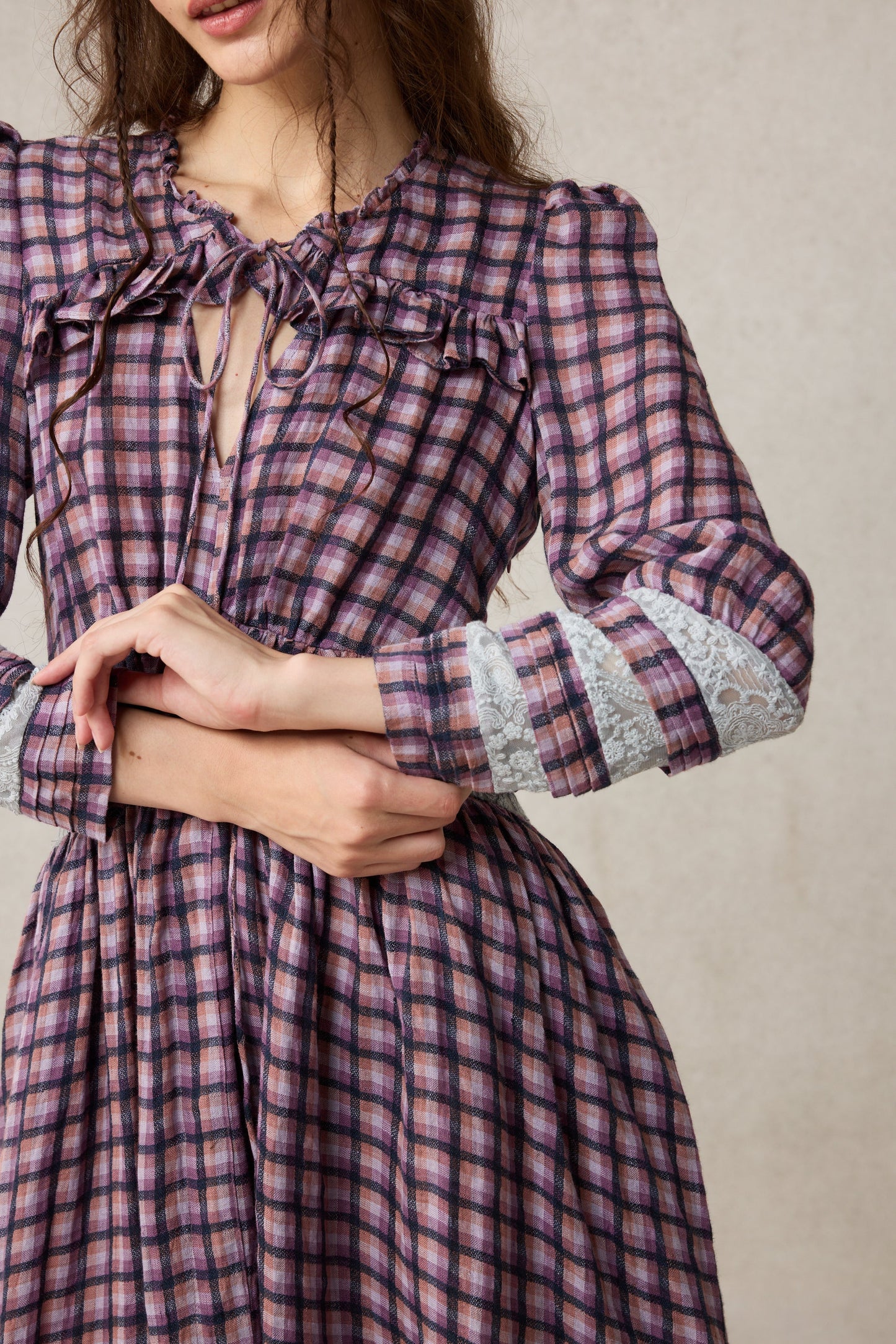Rosewood 17 | Lace Linen Dress Gown
