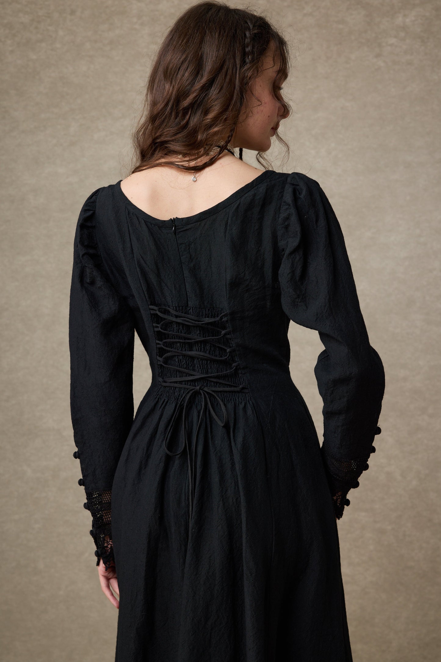 Azalea 23 | Linen Corset Evening Dress