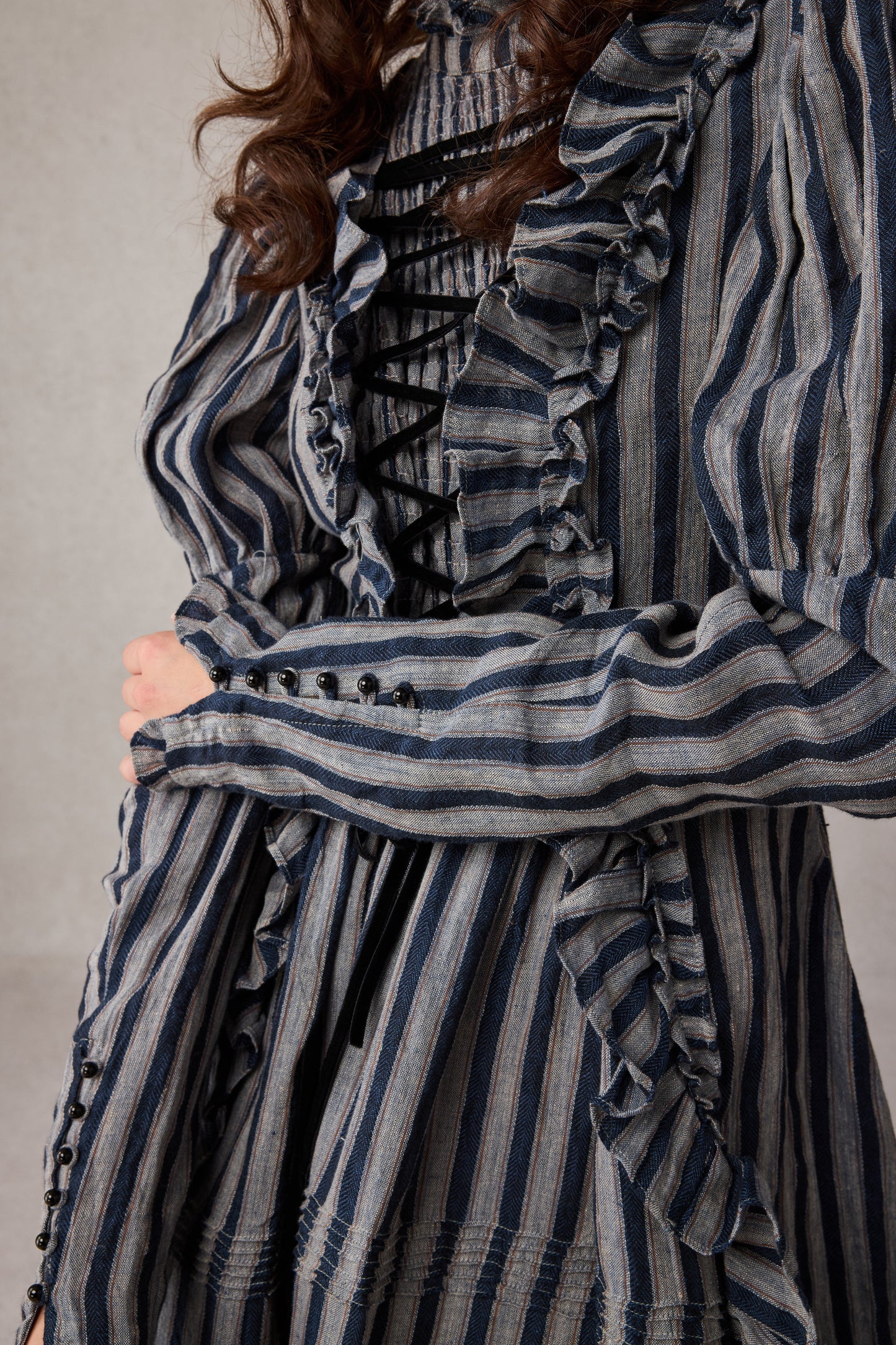 Elizabeth 15 | Victorian Linen Dress