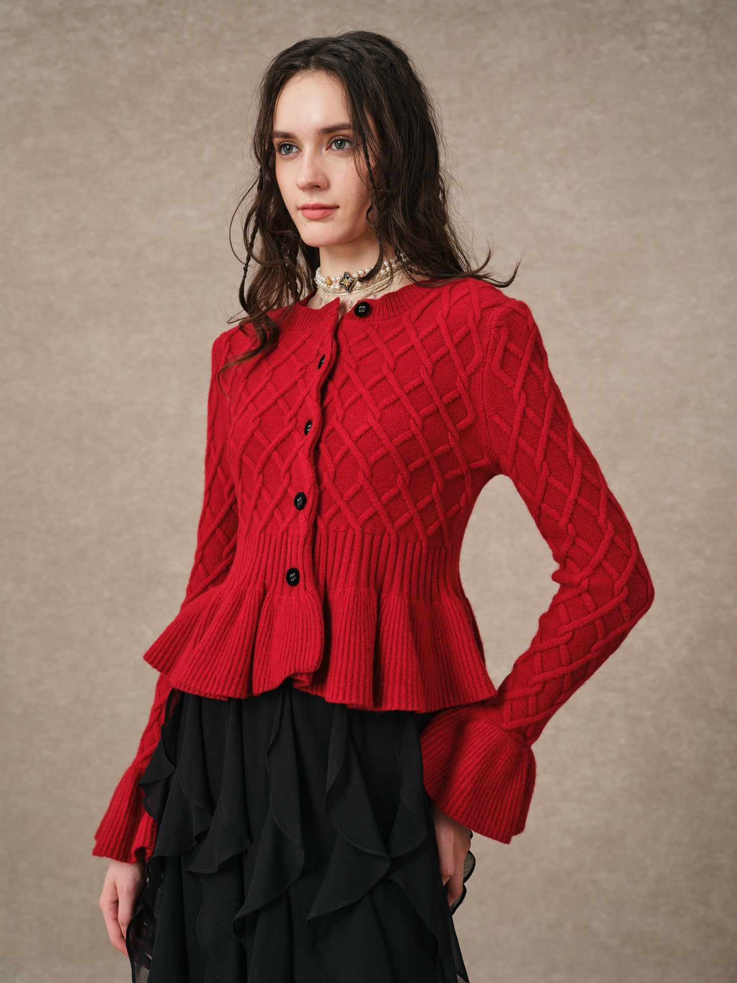 Freya | 100% Wool Cardigan